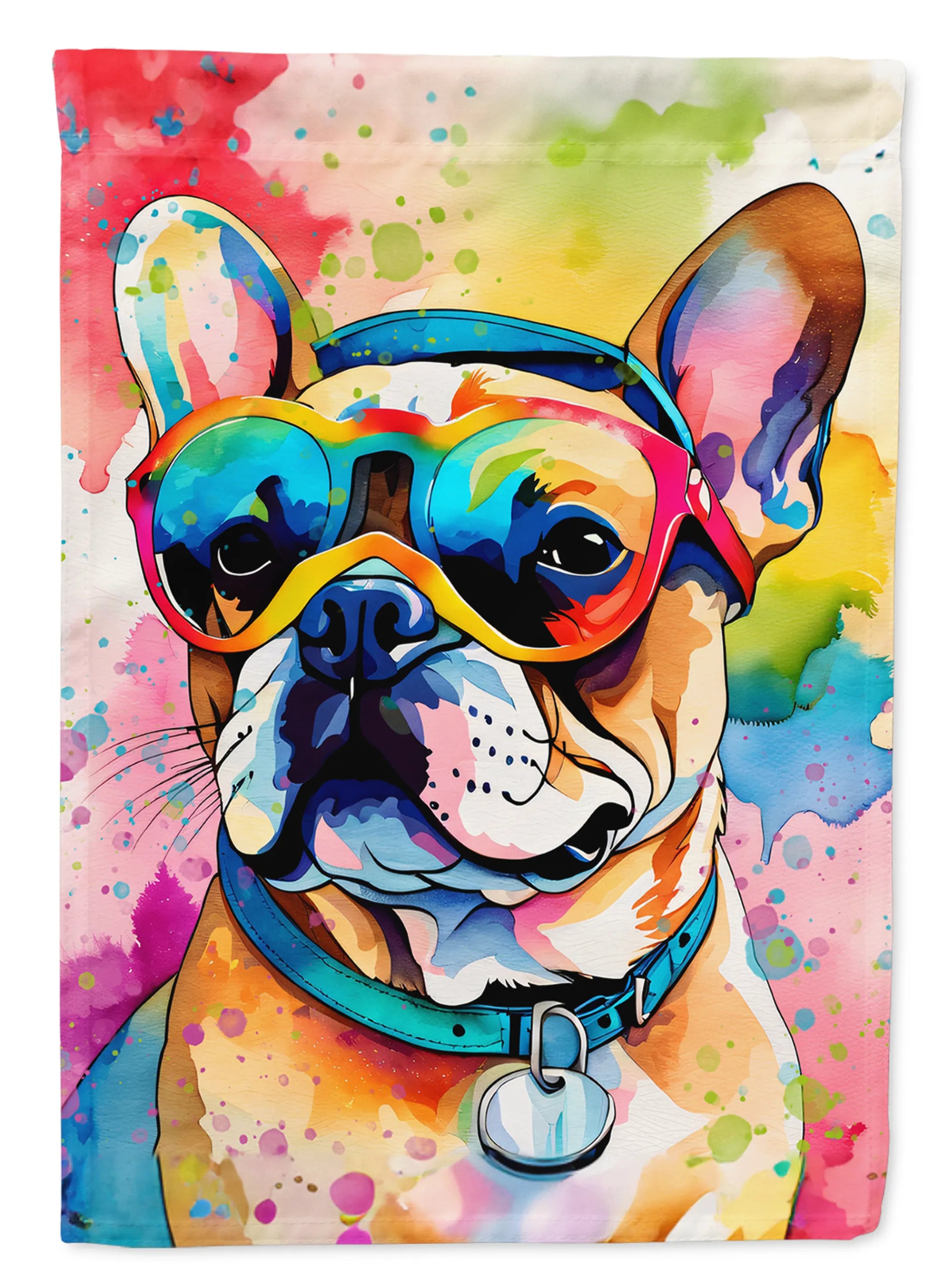 Hippie Dawg Decorative Flag - Size: GARDEN SIZE | Pack Of: 1 | Collection name: Hippie dawg