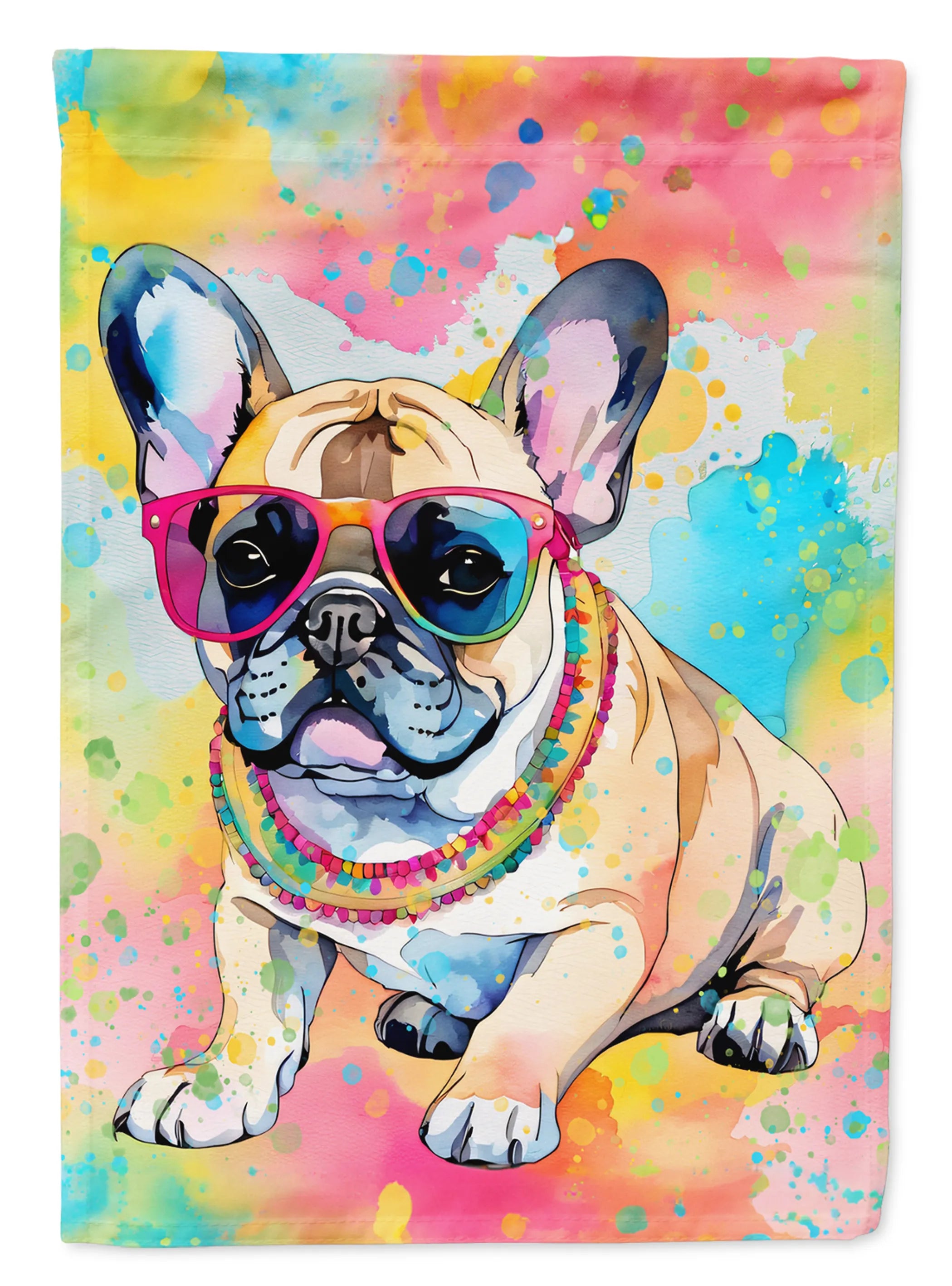 Hippie Dawg Decorative Flag - Size: GARDEN SIZE | Pack Of: 1 | Collection name: Hippie dawg