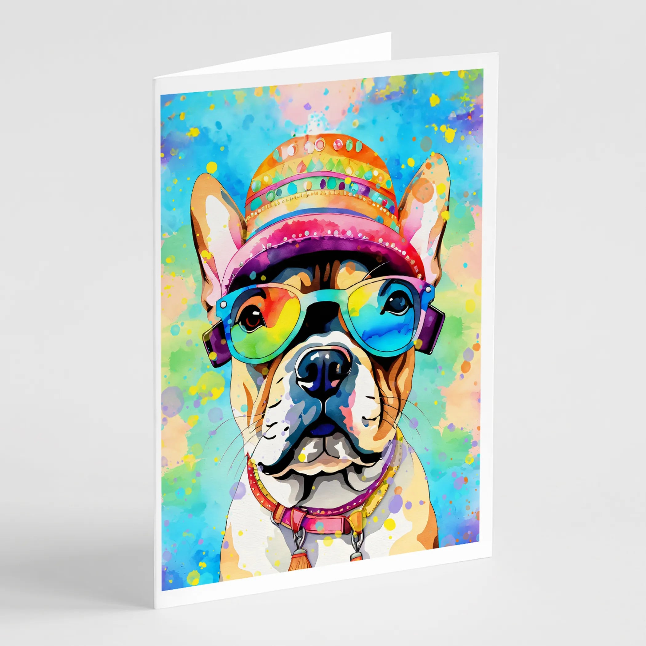 Hippie Dawg Greeting Cards  - Size: 5X7 | Pack Of: 1 | Collection name: Hippie dawg