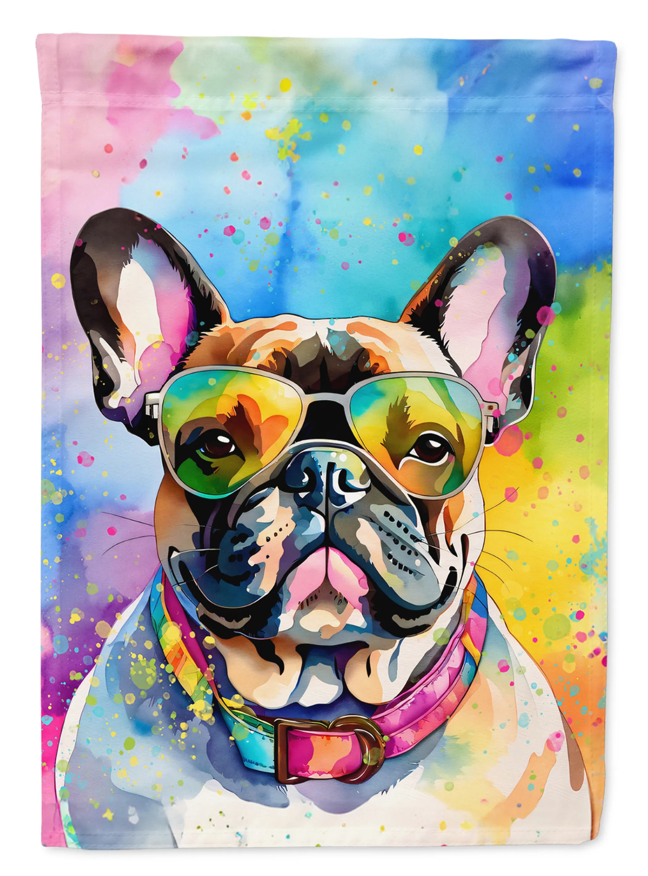 Hippie Dawg Decorative Flag - Size: GARDEN SIZE | Pack Of: 1 | Collection name: Hippie dawg