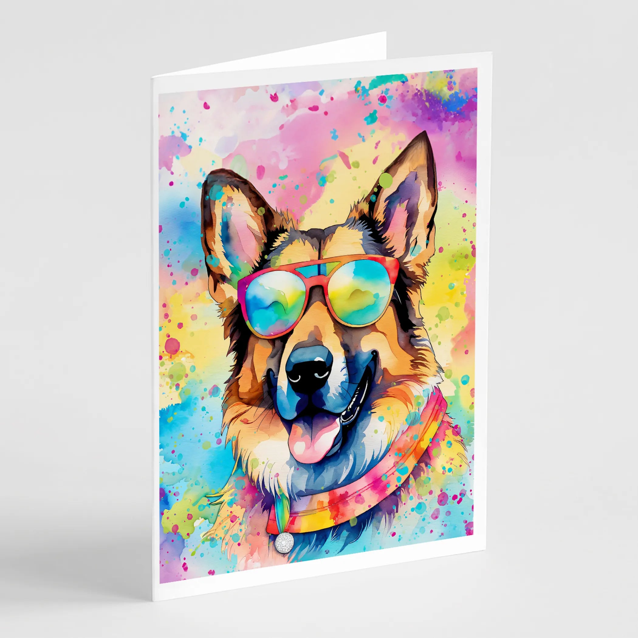 Hippie Dawg Greeting Cards  - Size: 5X7 | Pack Of: 1 | Collection name: Hippie dawg