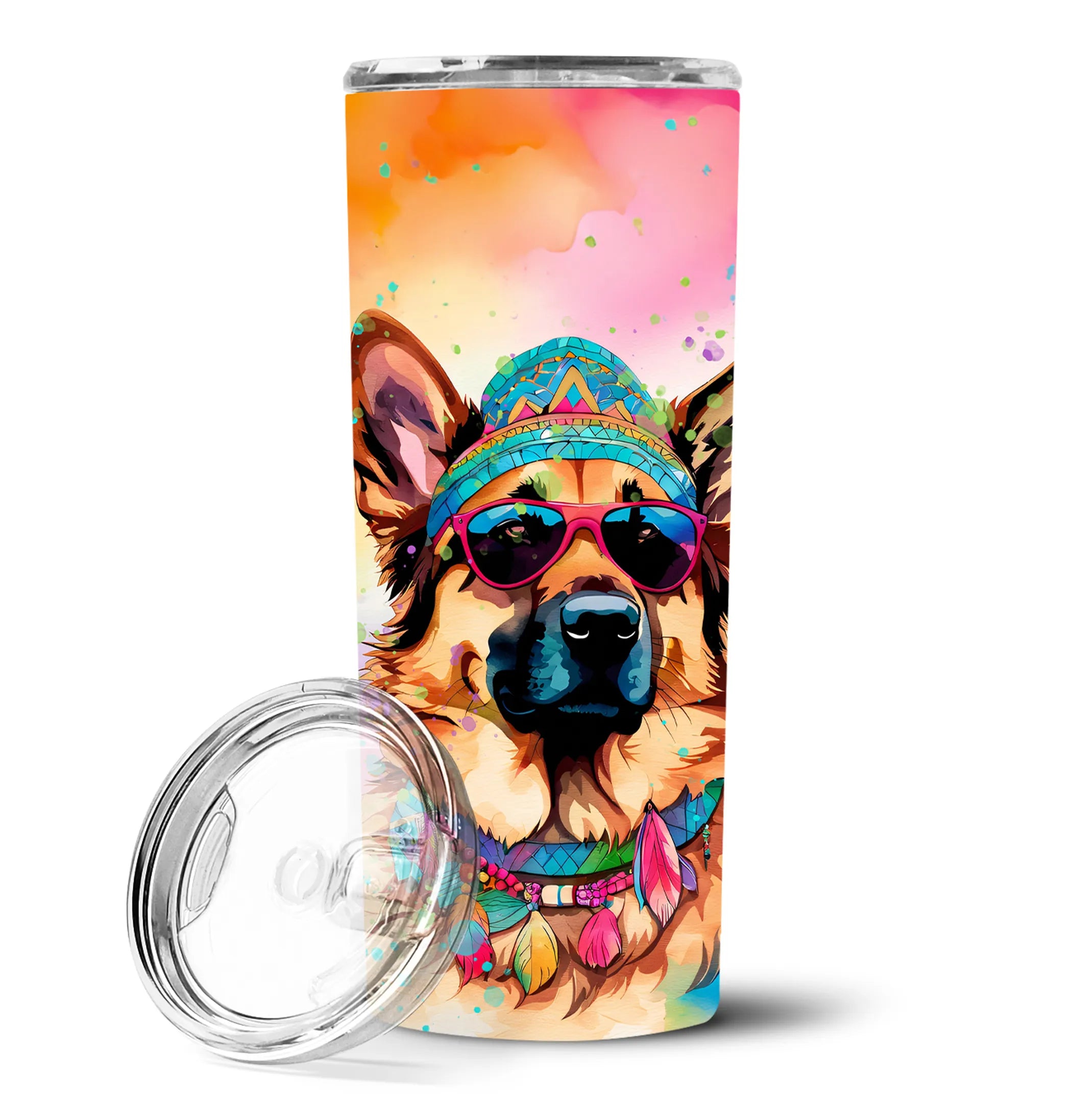 Hippie Dawg Stainless Steel Skinny Tumbler - Size: 20 OZ | Pack Of: 1 | Collection name: Hippie dawg