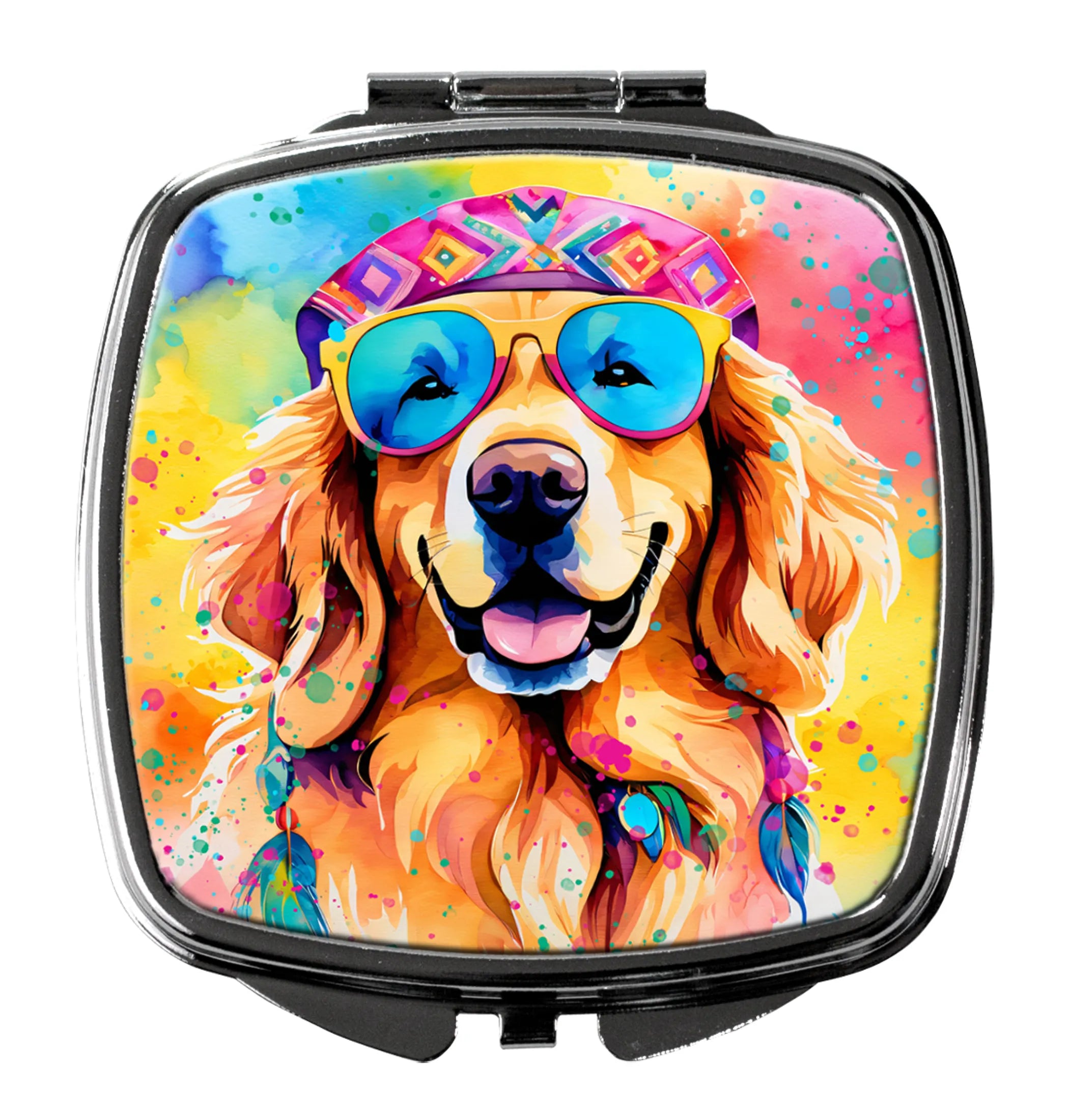Hippie Dawg Compact Mirror - Pack Of: 1 | Collection name: Hippie dawg