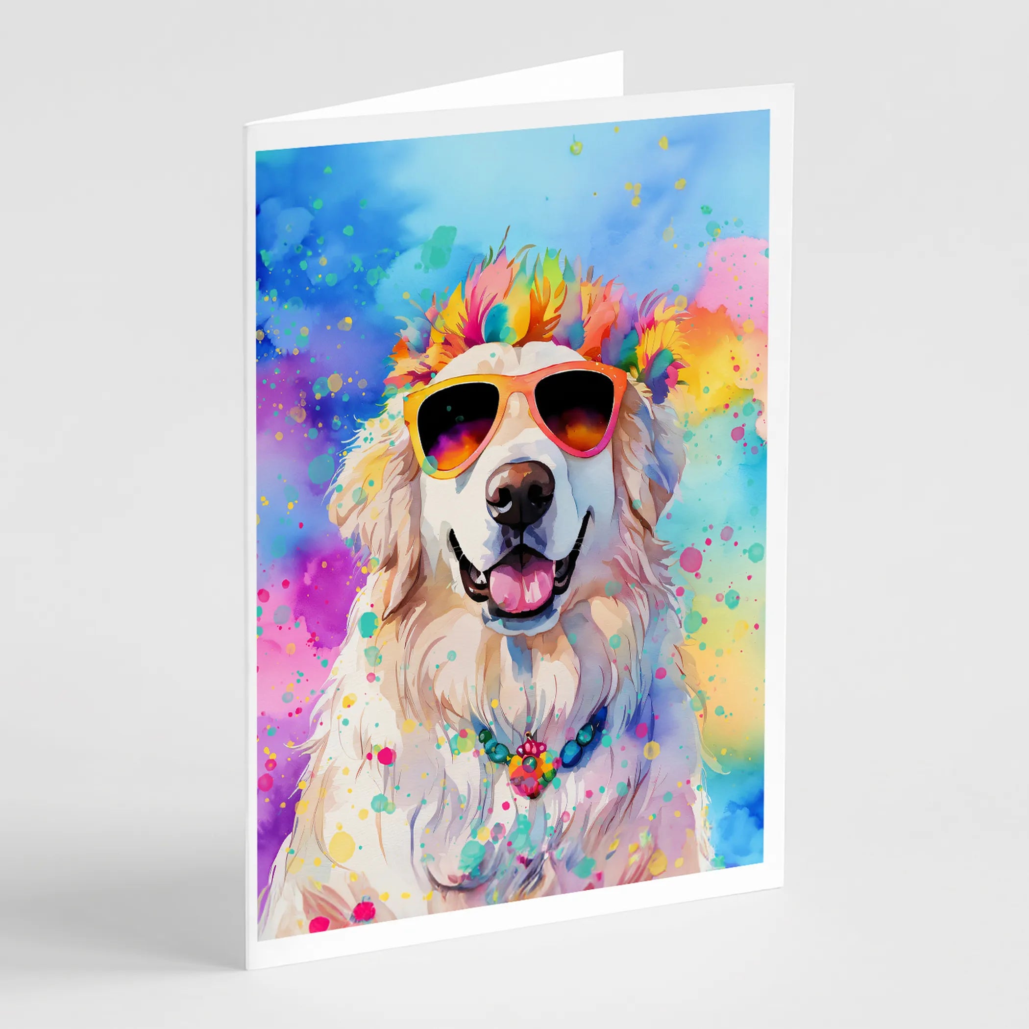 Hippie Dawg Greeting Cards  - Size: 5X7 | Pack Of: 1 | Collection name: Hippie dawg