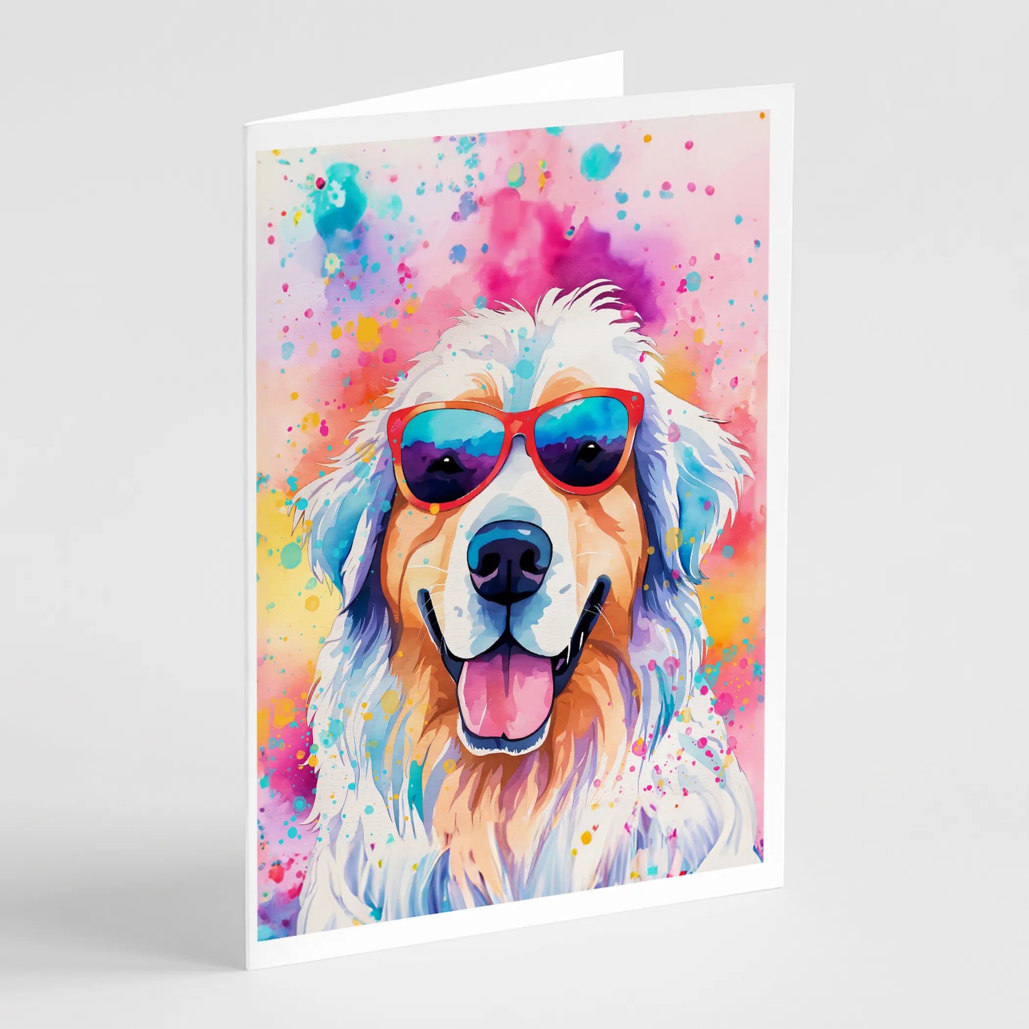 Hippie Dawg Greeting Cards  - Size: 5X7 | Pack Of: 1 | Collection name: Hippie dawg