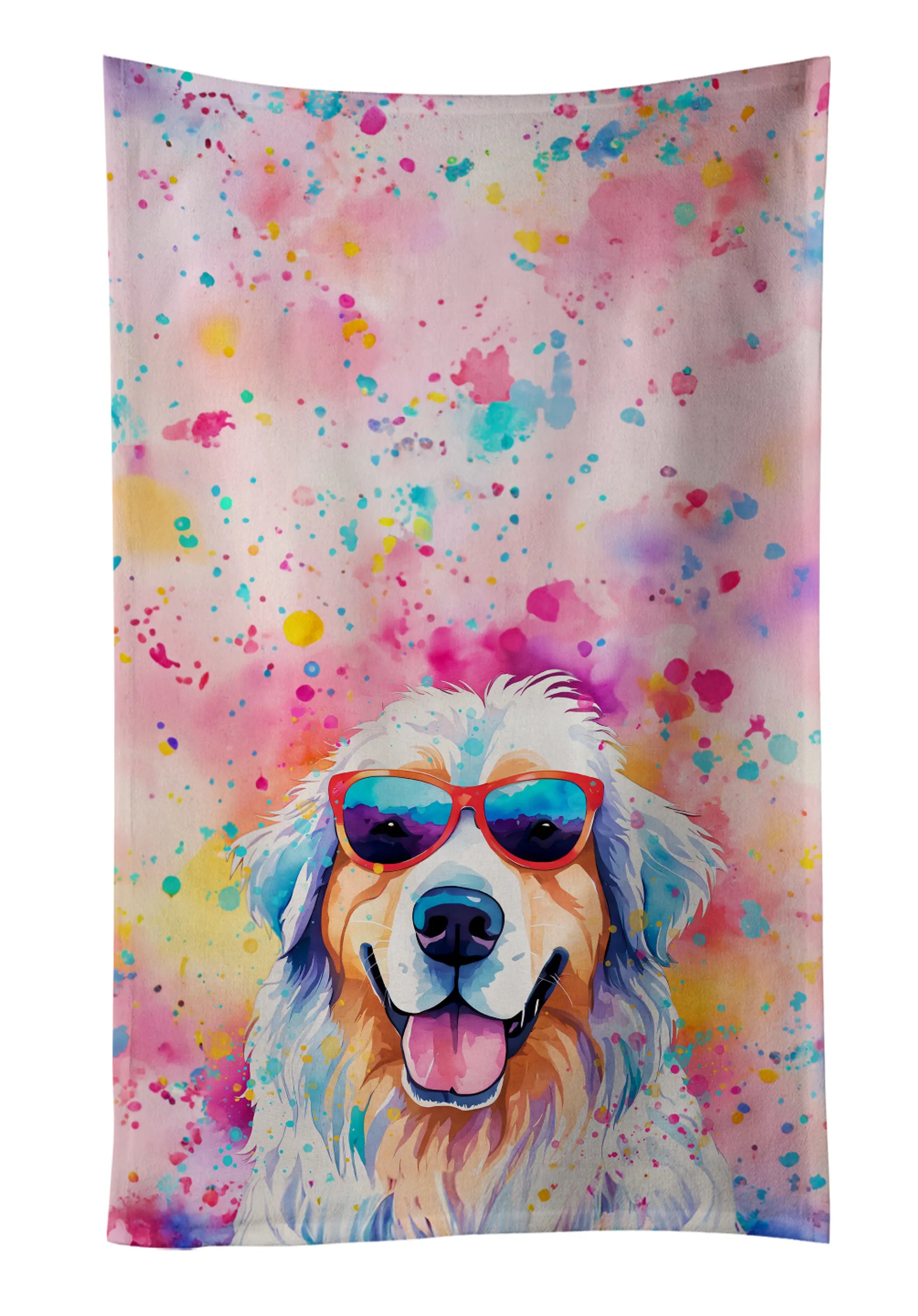Hippie Dawg Kitchen Towel - Size: 25HX15W | Pack Of: 1 | Collection name: Hippie dawg