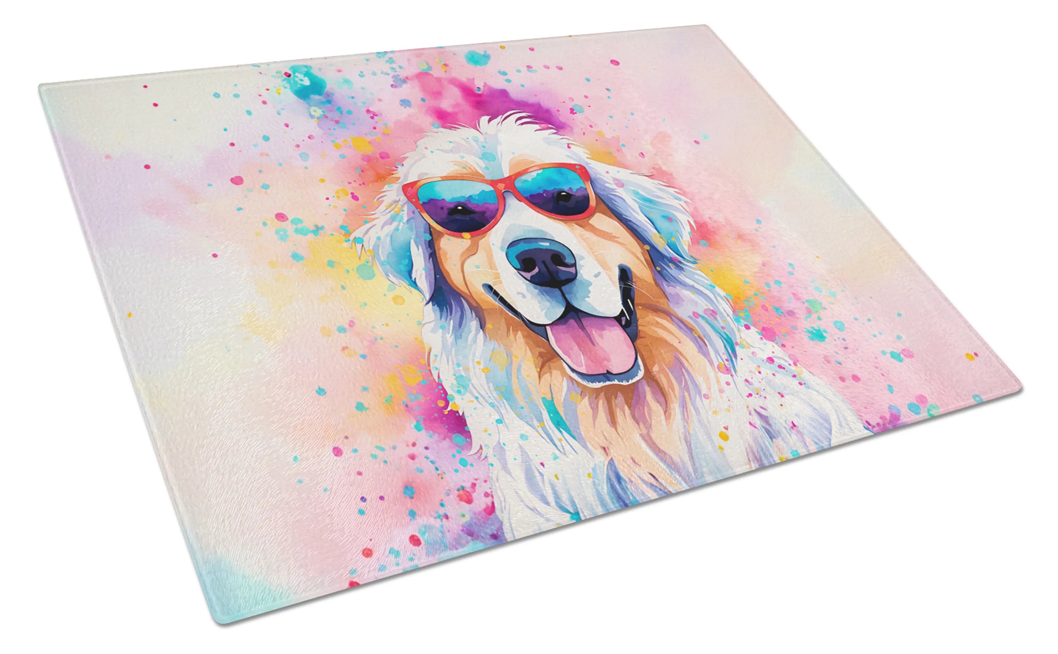 Hippie Dawg Glass Cutting Board - Size: LARGE | Pack Of: 1 | Collection name: Hippie dawg