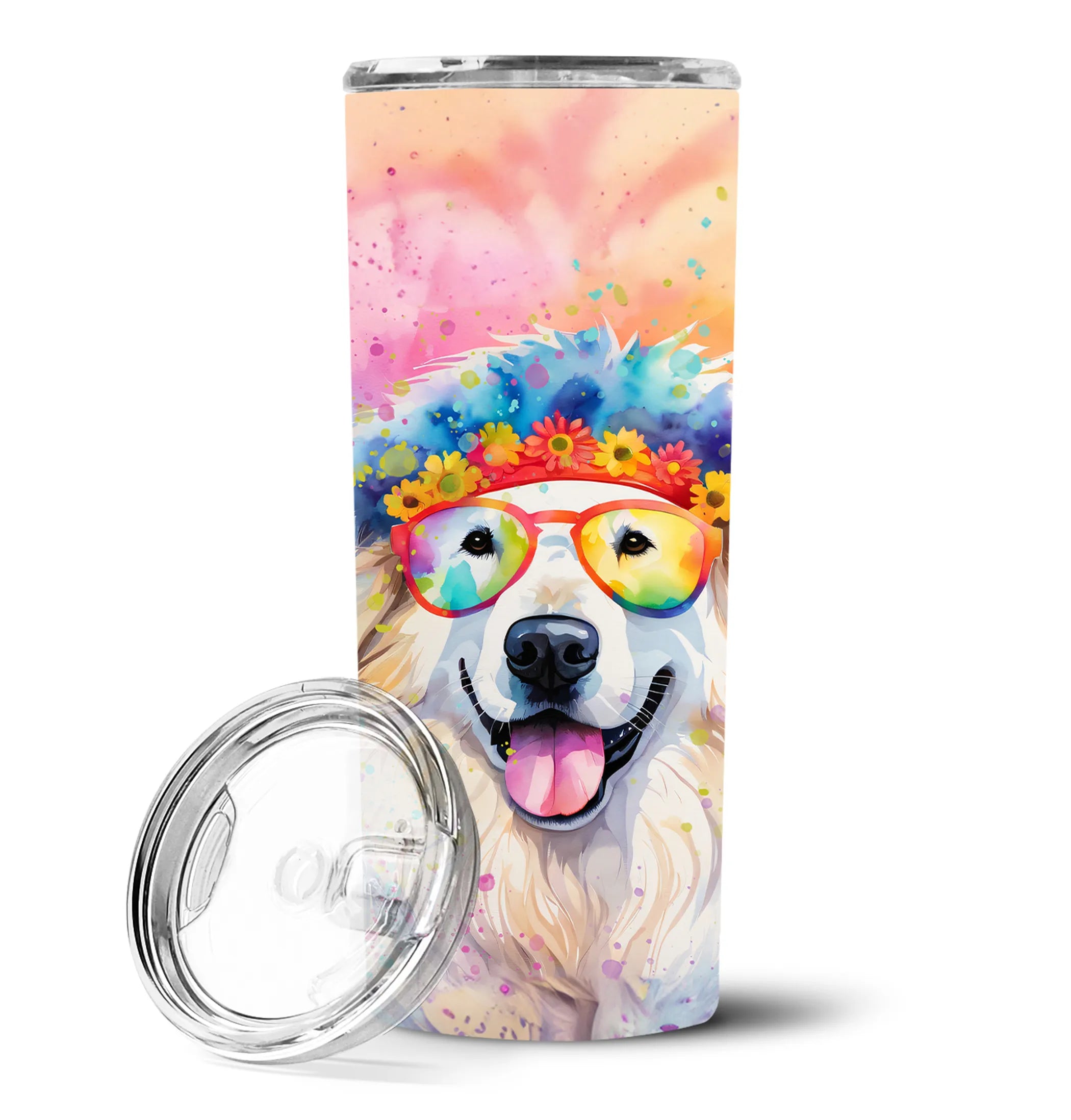 Hippie Dawg Stainless Steel Skinny Tumbler - Size: 20 OZ | Pack Of: 1 | Collection name: Hippie dawg