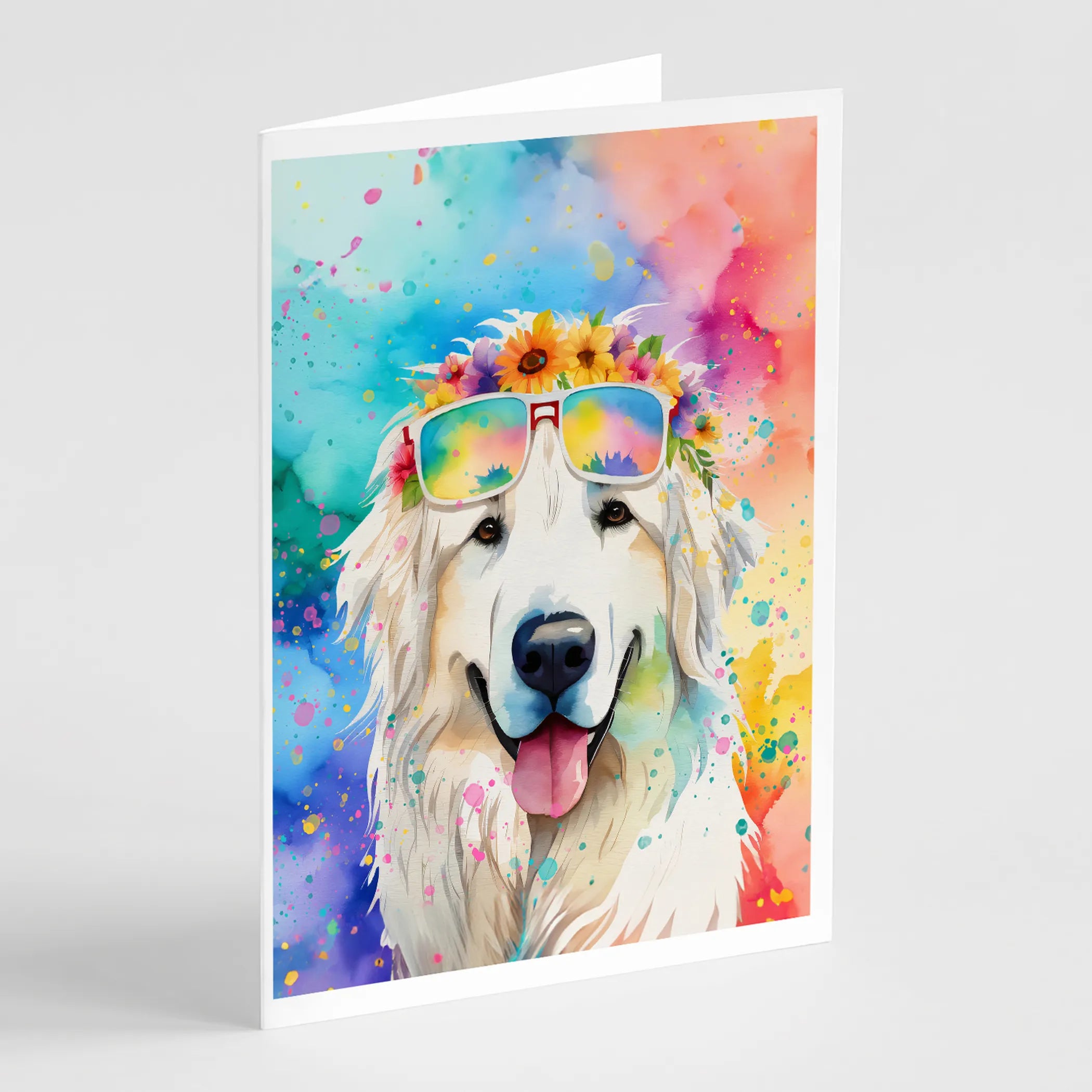 Hippie Dawg Greeting Cards  - Size: 5X7 | Pack Of: 1 | Collection name: Hippie dawg