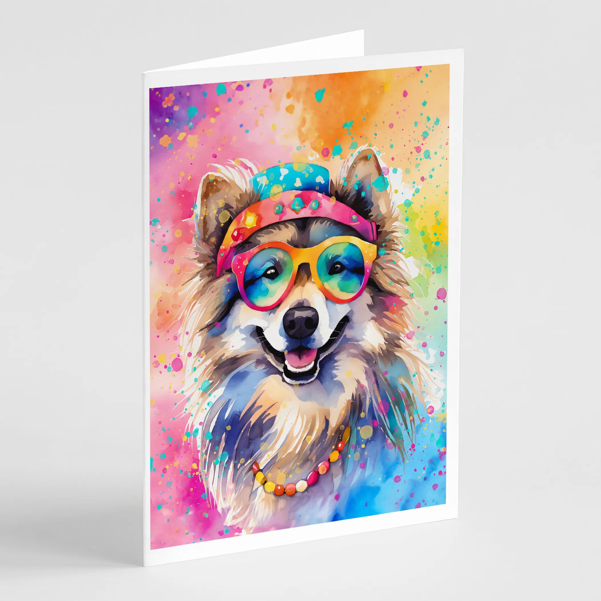 Hippie Dawg Greeting Cards  - Size: 5X7 | Pack Of: 1 | Collection name: Hippie dawg