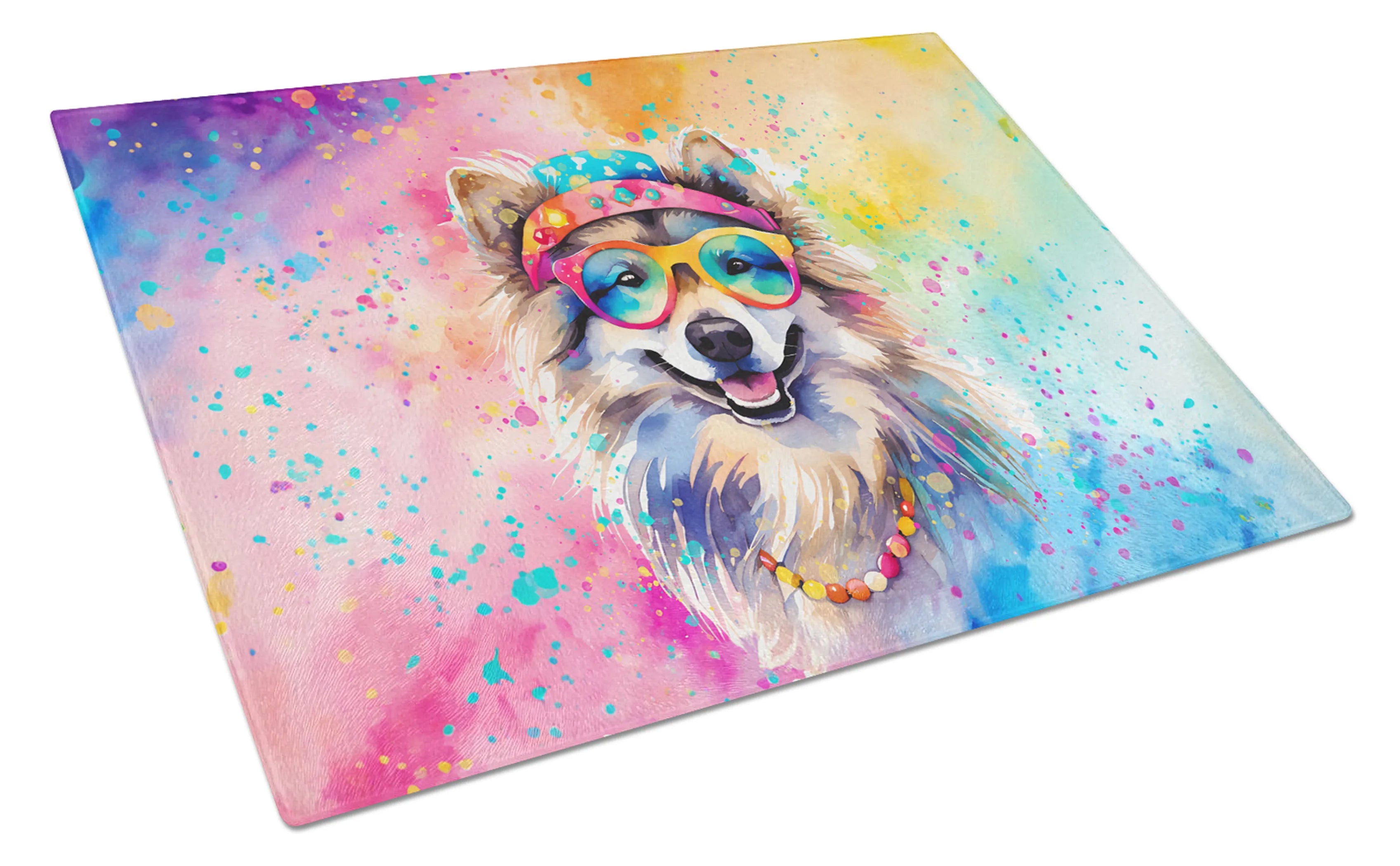 Hippie Dawg Glass Cutting Board - Size: LARGE | Pack Of: 1 | Collection name: Hippie dawg