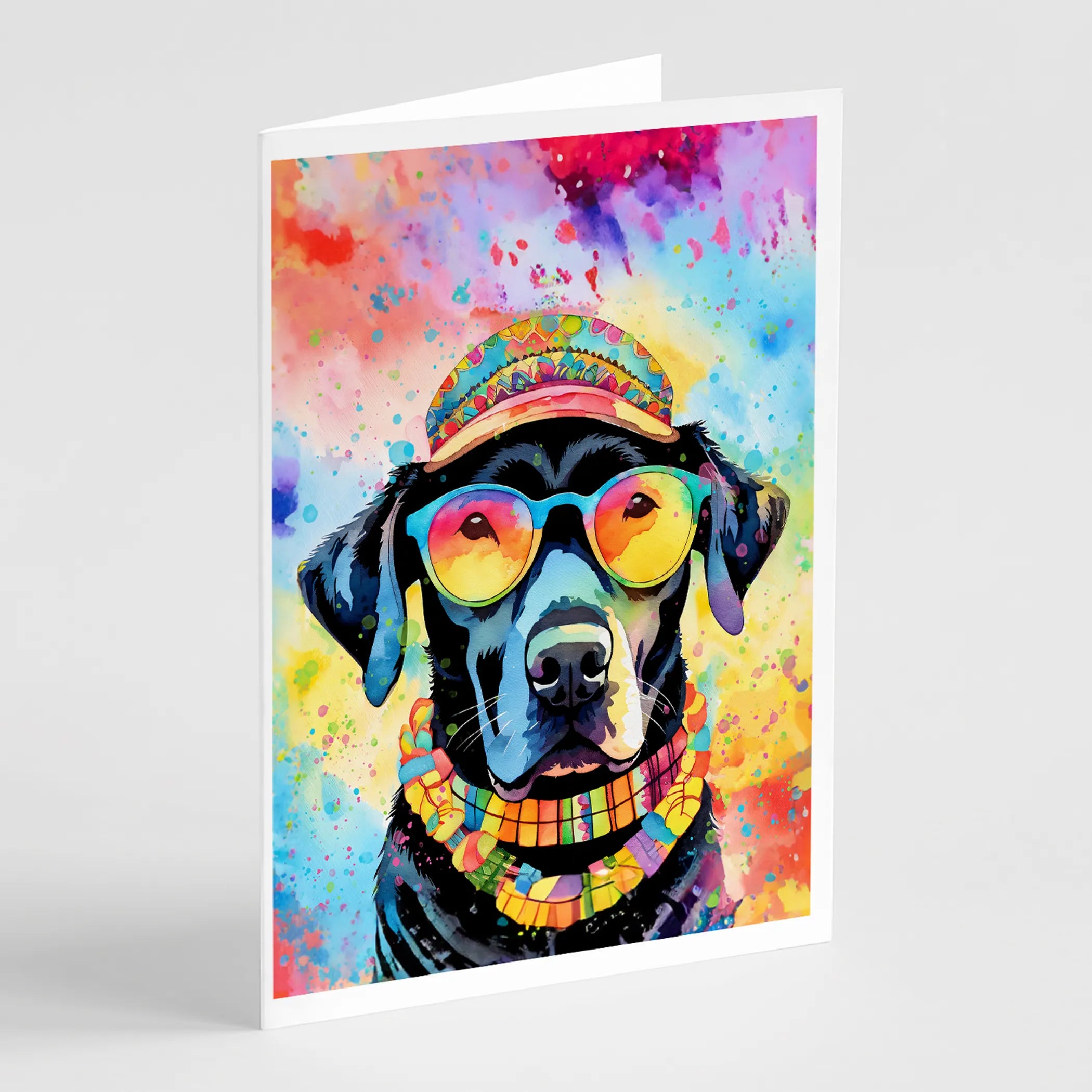 Hippie Dawg Greeting Cards  - Size: 5X7 | Pack Of: 1 | Collection name: Hippie dawg