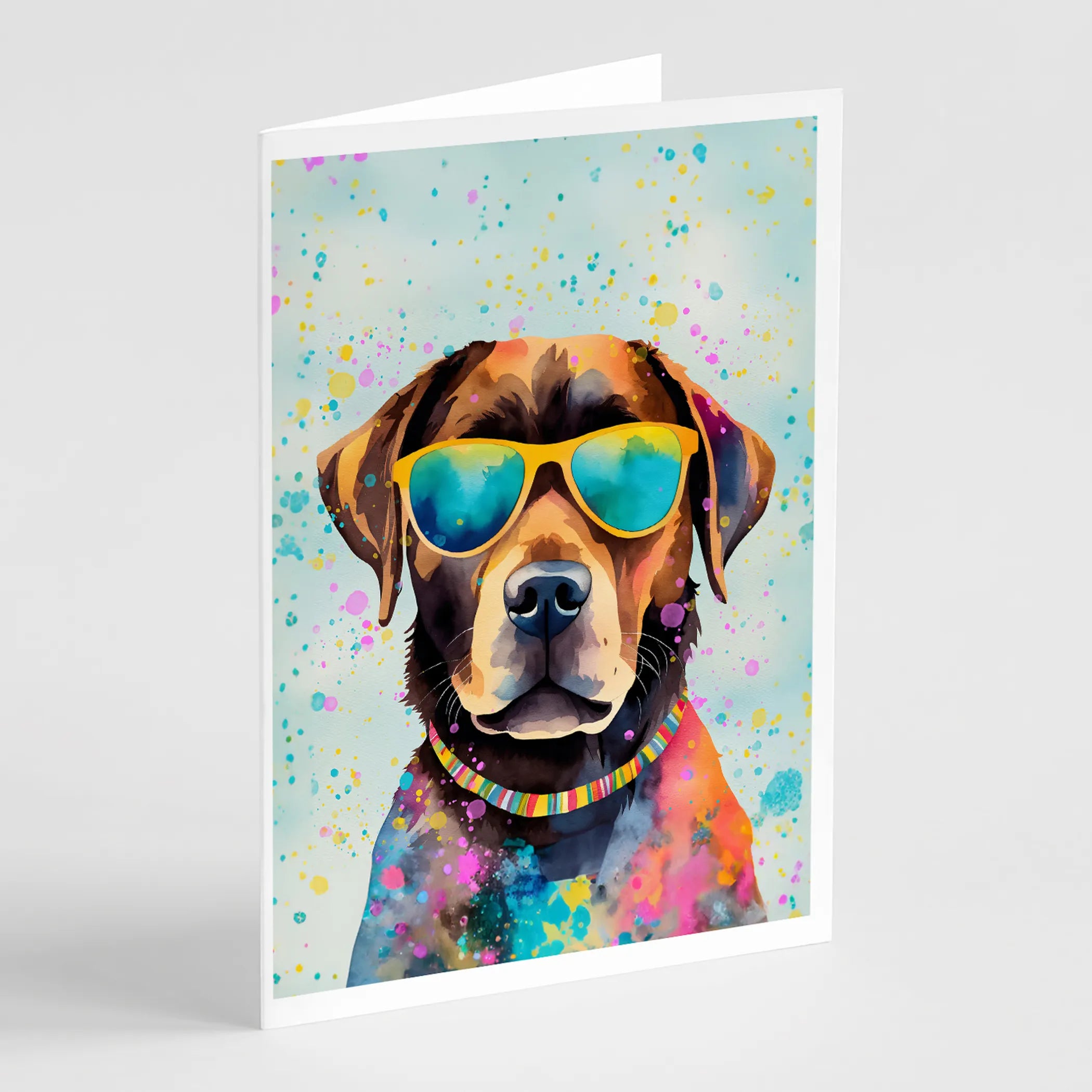 Hippie Dawg Greeting Cards  - Size: 5X7 | Pack Of: 1 | Collection name: Hippie dawg