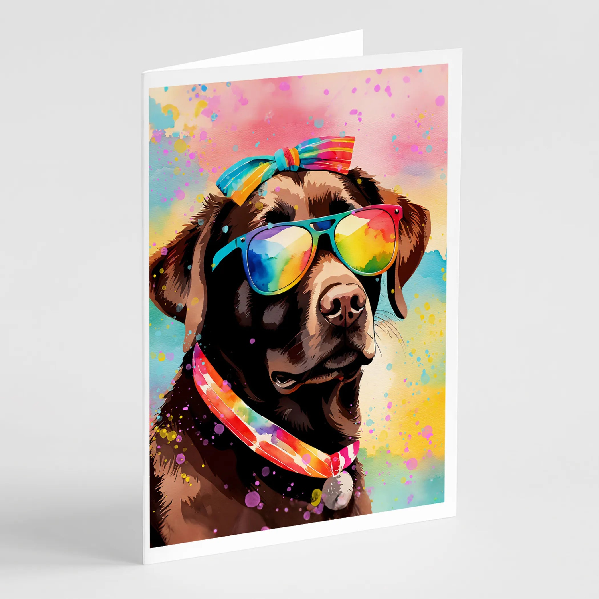 Hippie Dawg Greeting Cards  - Size: 5X7 | Pack Of: 1 | Collection name: Hippie dawg