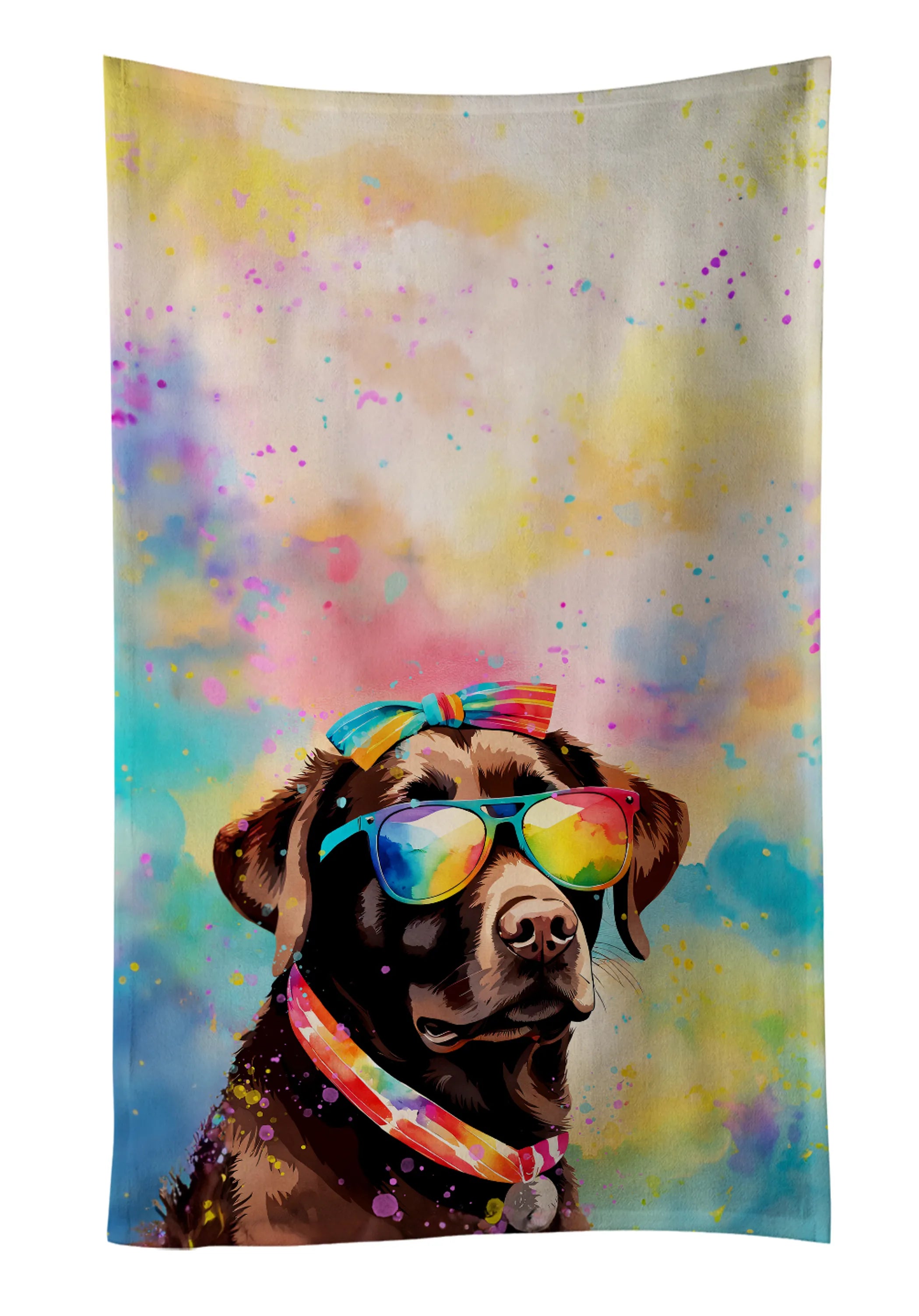 Hippie Dawg Kitchen Towel - Size: 25HX15W | Pack Of: 1 | Collection name: Hippie dawg