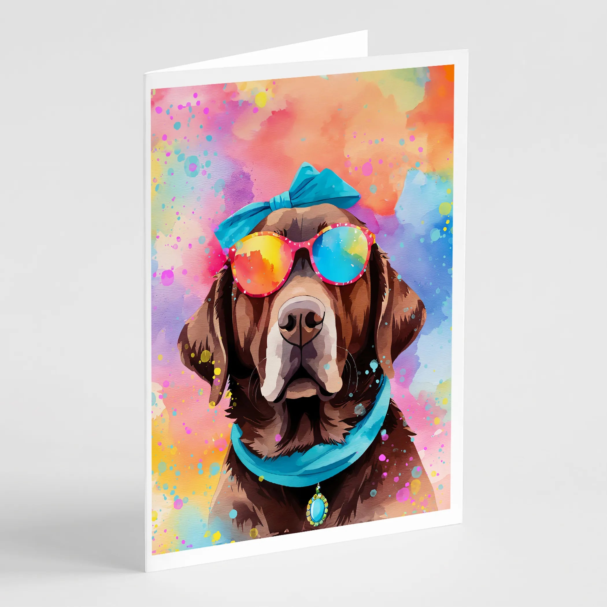 Hippie Dawg Greeting Cards  - Size: 5X7 | Pack Of: 1 | Collection name: Hippie dawg