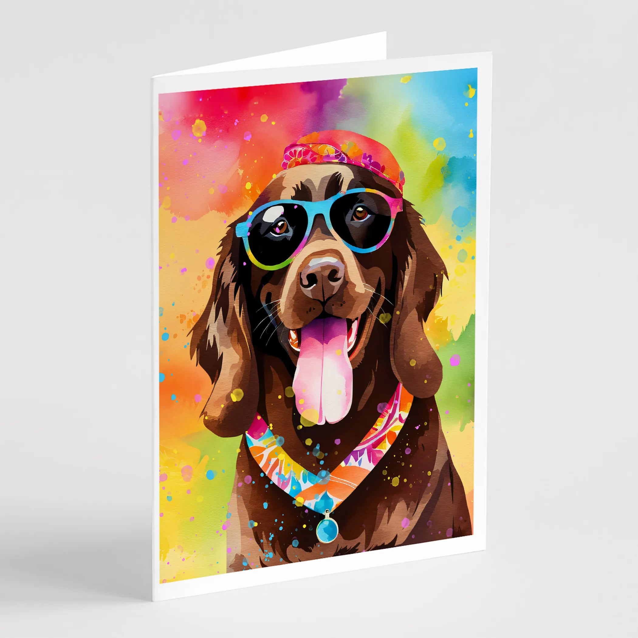 Hippie Dawg Greeting Cards  - Size: 5X7 | Pack Of: 1 | Collection name: Hippie dawg
