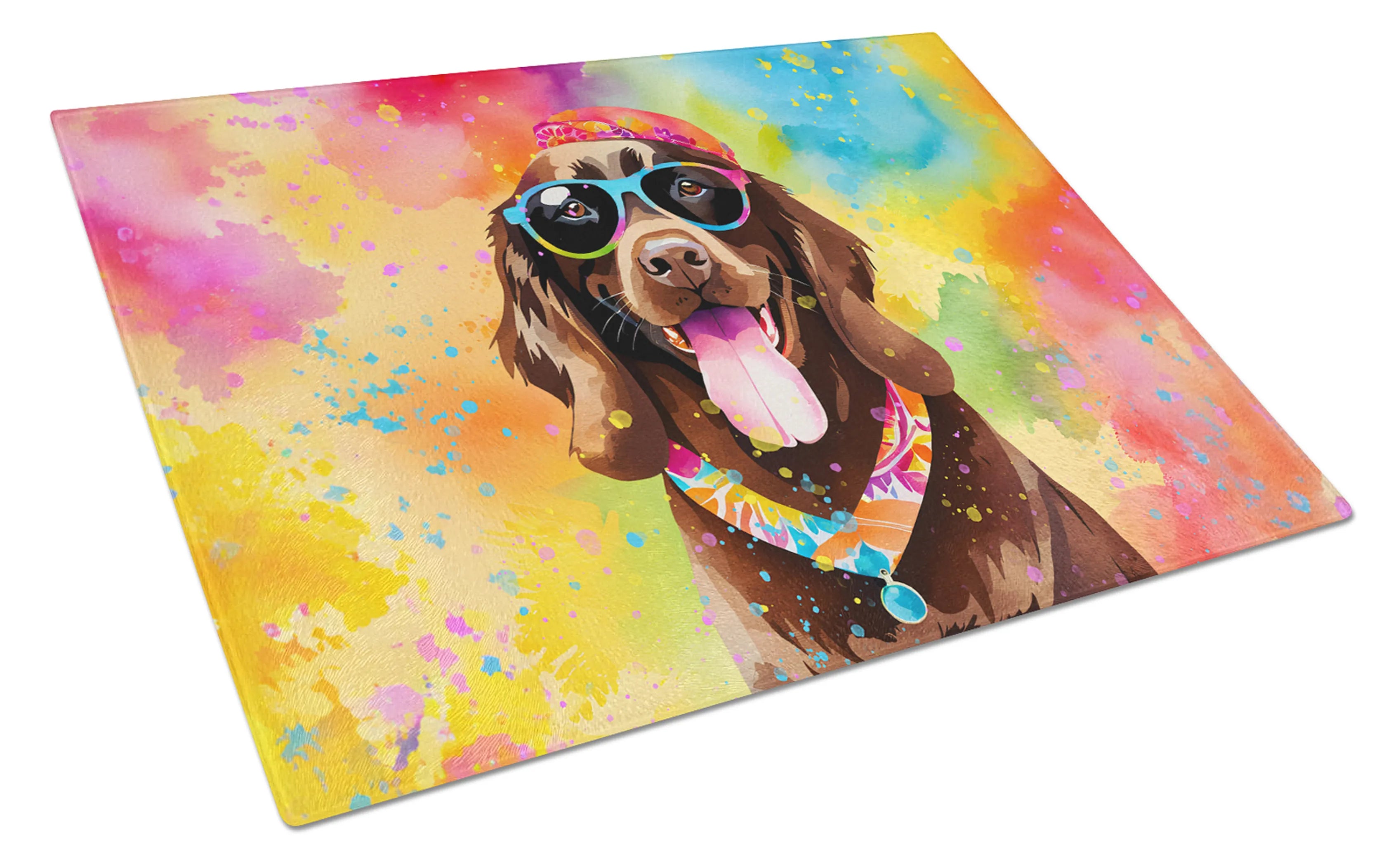 Hippie Dawg Glass Cutting Board - Size: LARGE | Pack Of: 1 | Collection name: Hippie dawg
