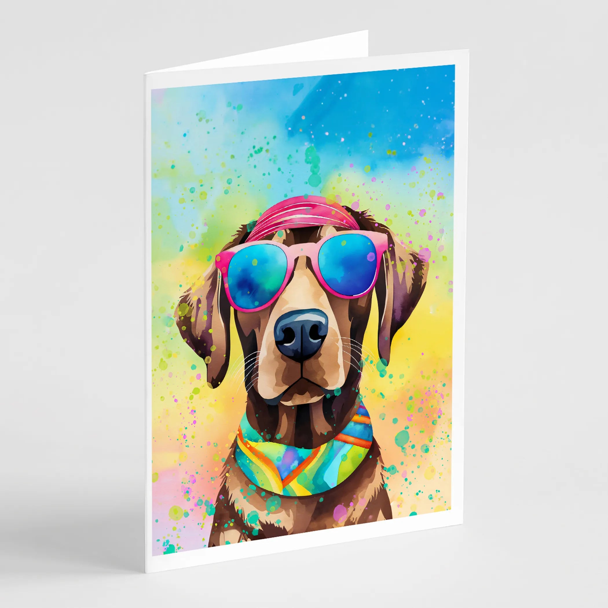 Hippie Dawg Greeting Cards  - Size: 5X7 | Pack Of: 1 | Collection name: Hippie dawg