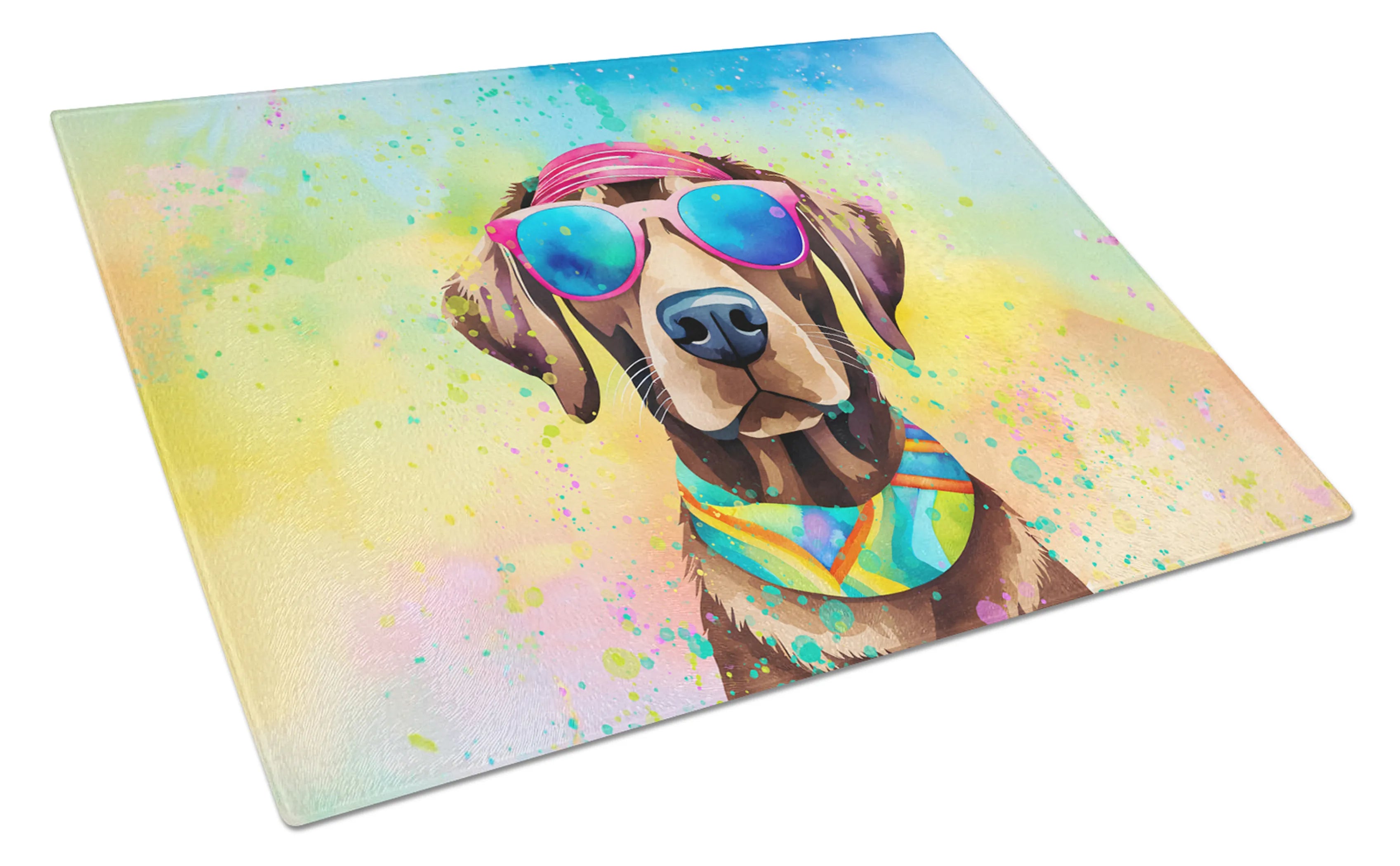 Hippie Dawg Glass Cutting Board - Size: LARGE | Pack Of: 1 | Collection name: Hippie dawg