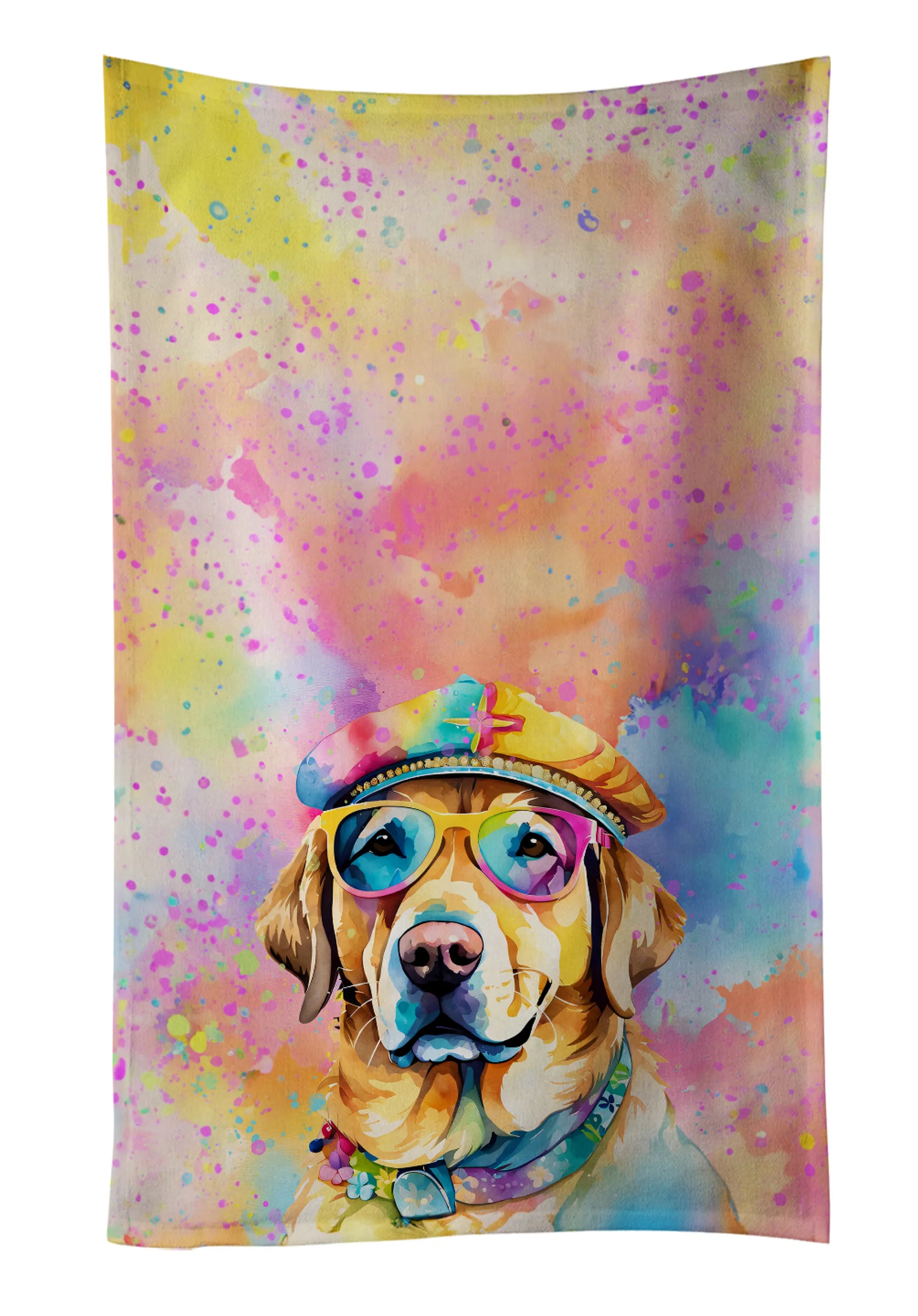Hippie Dawg Kitchen Towel - Size: 25HX15W | Pack Of: 1 | Collection name: Hippie dawg
