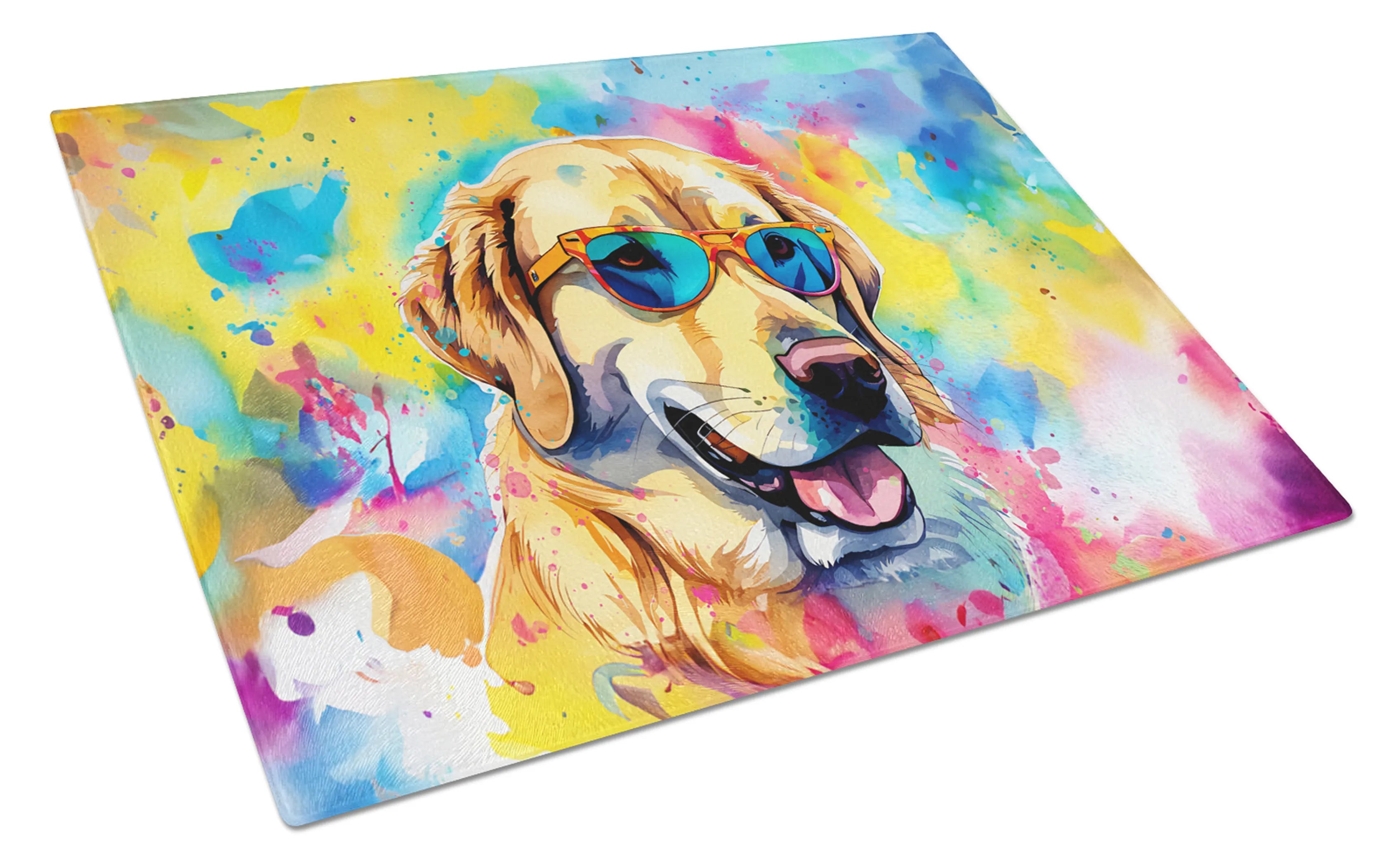 Hippie Dawg Glass Cutting Board - Size: LARGE | Pack Of: 1 | Collection name: Hippie dawg