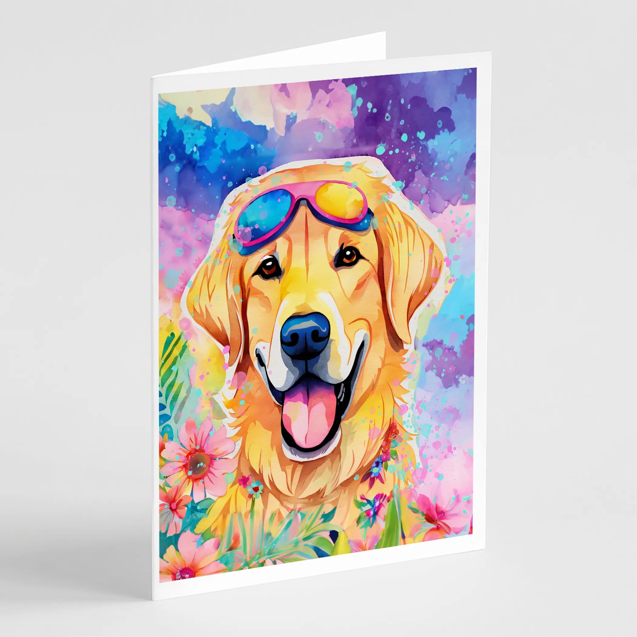 Hippie Dawg Greeting Cards  - Size: 5X7 | Pack Of: 1 | Collection name: Hippie dawg