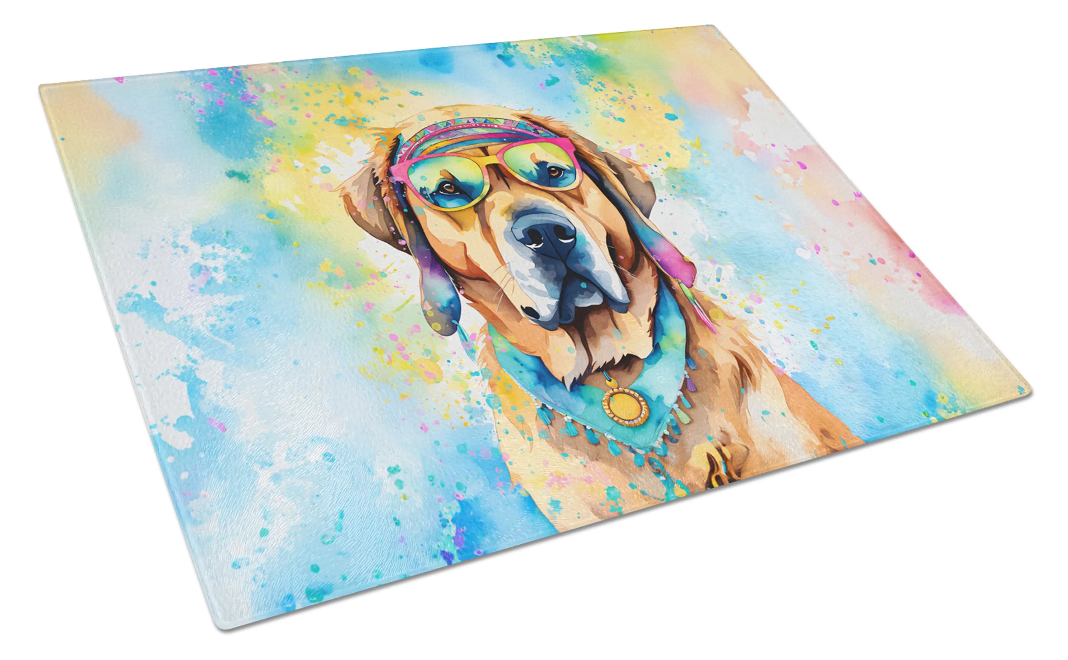 Hippie Dawg Glass Cutting Board - Size: LARGE | Pack Of: 1 | Collection name: Hippie dawg