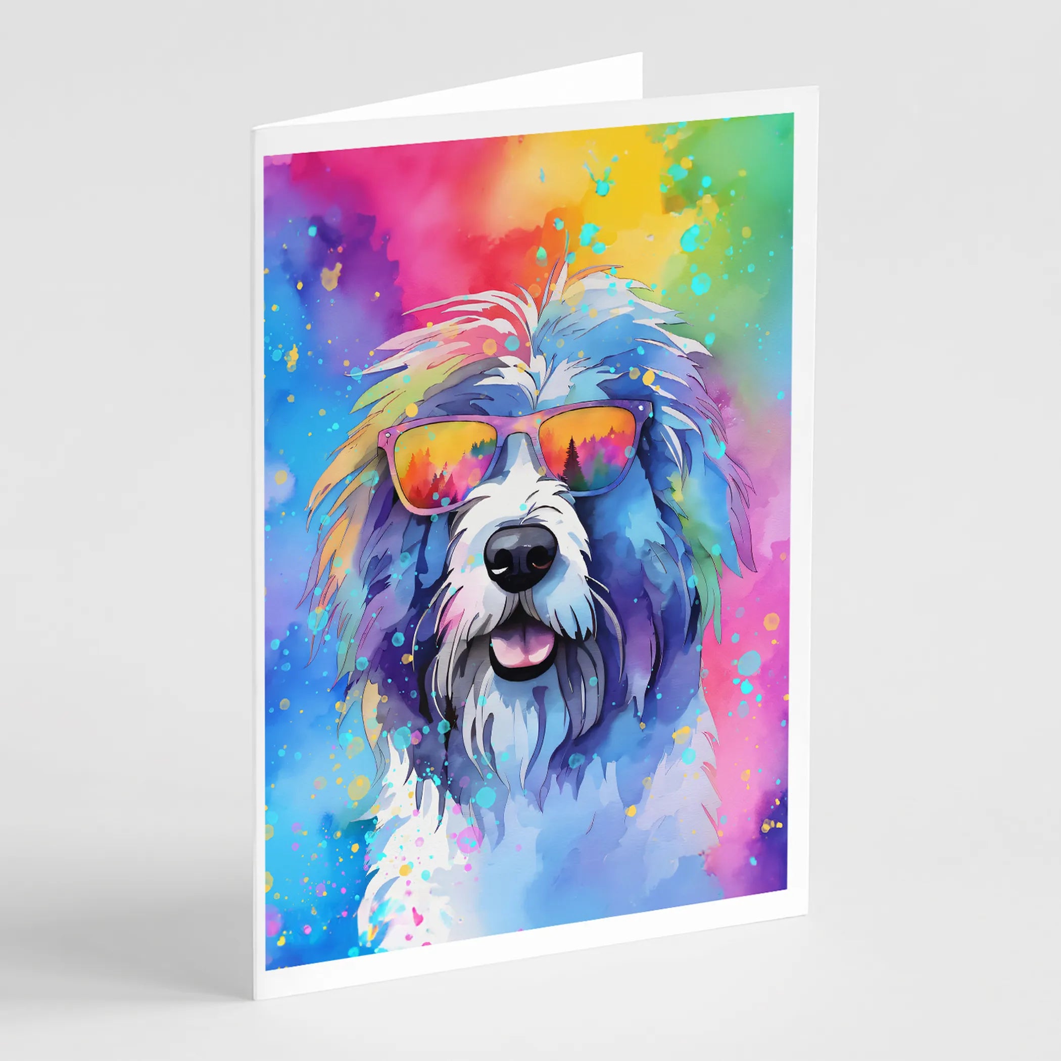 Hippie Dawg Greeting Cards  - Size: 5X7 | Pack Of: 1 | Collection name: Hippie dawg