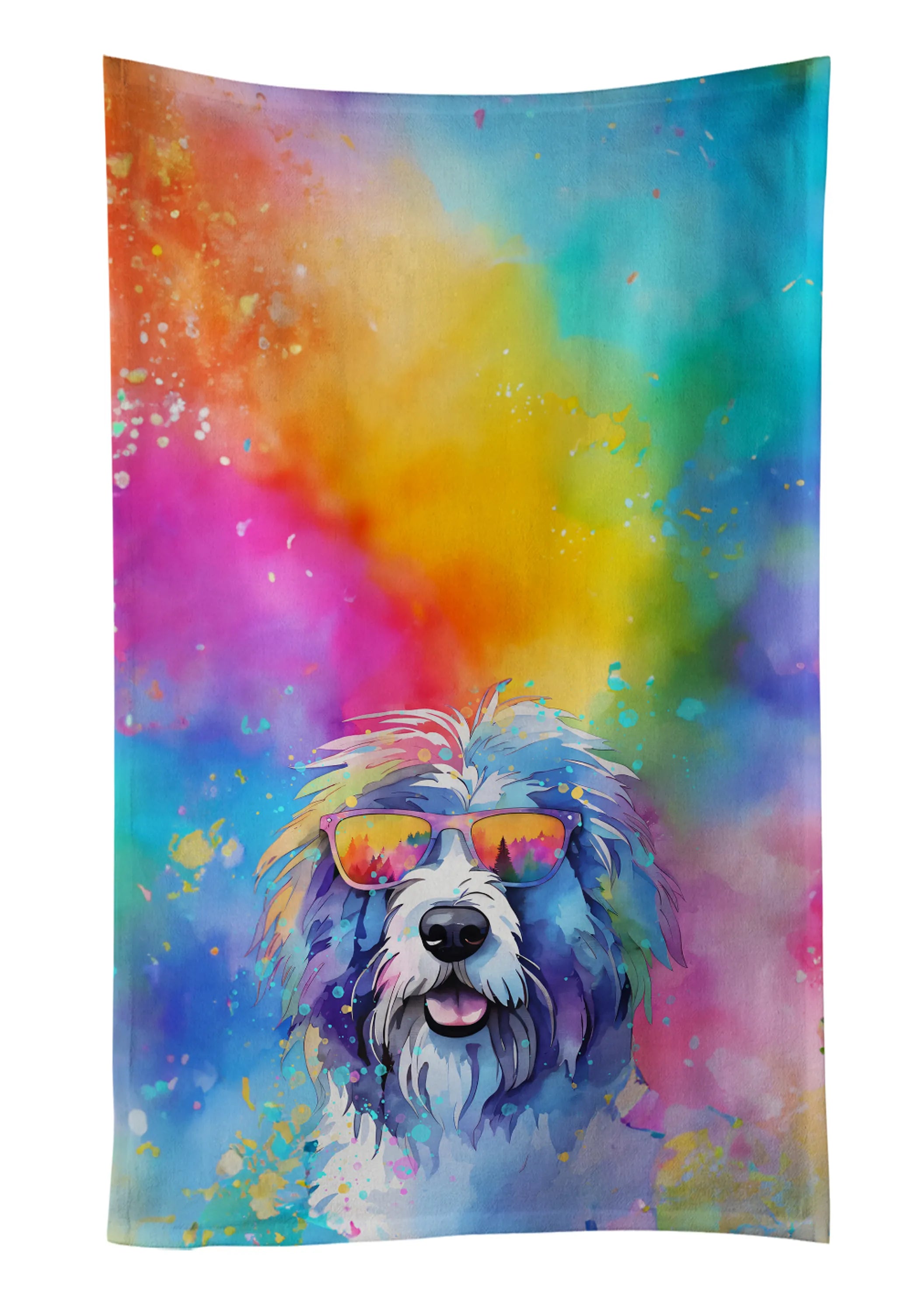 Hippie Dawg Kitchen Towel - Size: 25HX15W | Pack Of: 1 | Collection name: Hippie dawg