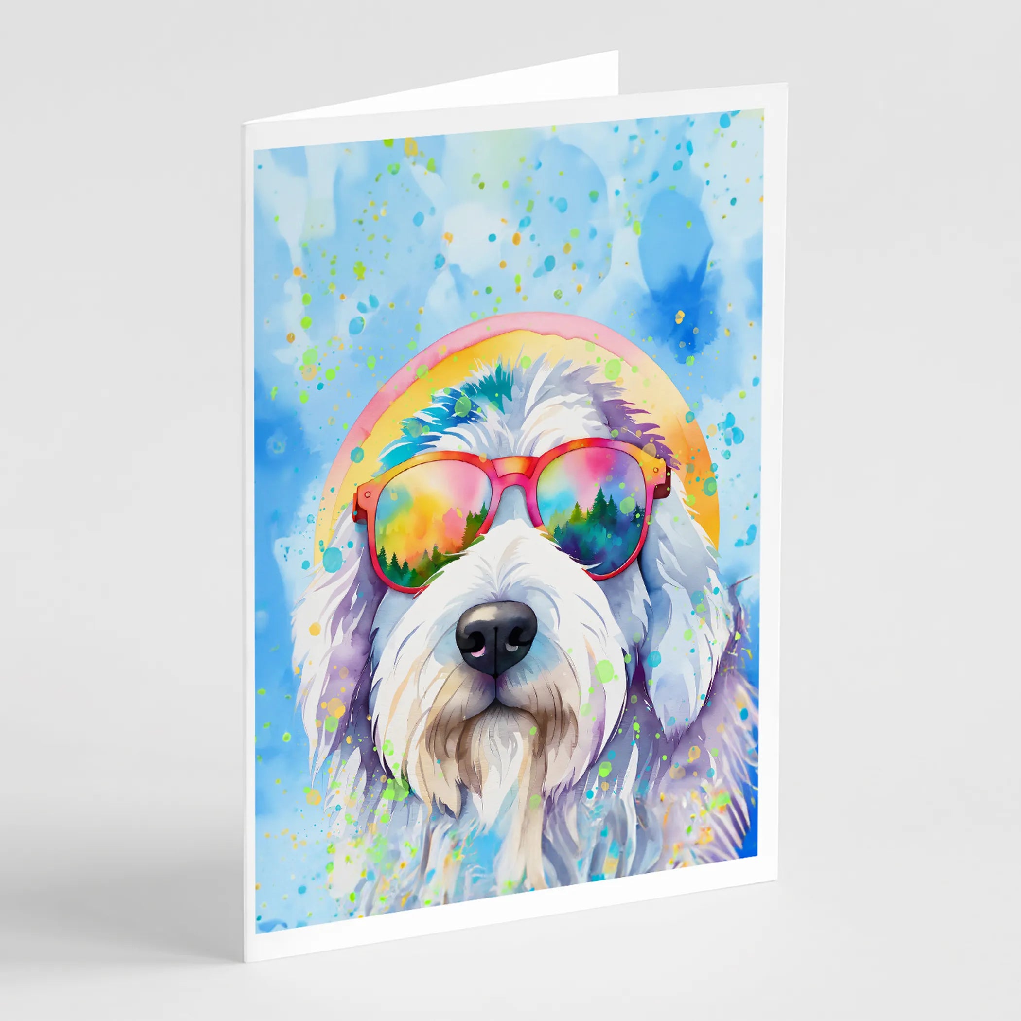 Hippie Dawg Greeting Cards  - Size: 5X7 | Pack Of: 1 | Collection name: Hippie dawg