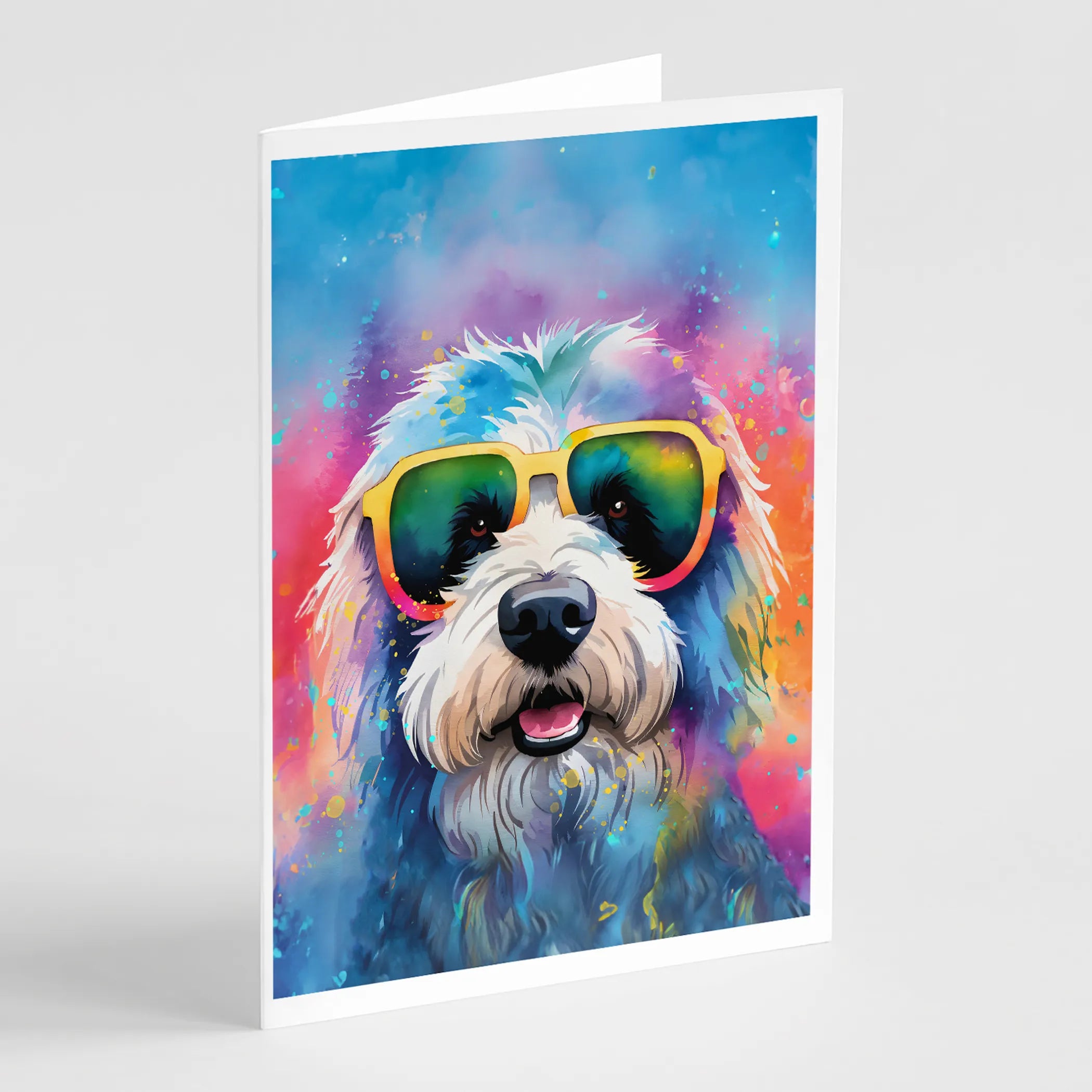 Hippie Dawg Greeting Cards  - Size: 5X7 | Pack Of: 1 | Collection name: Hippie dawg