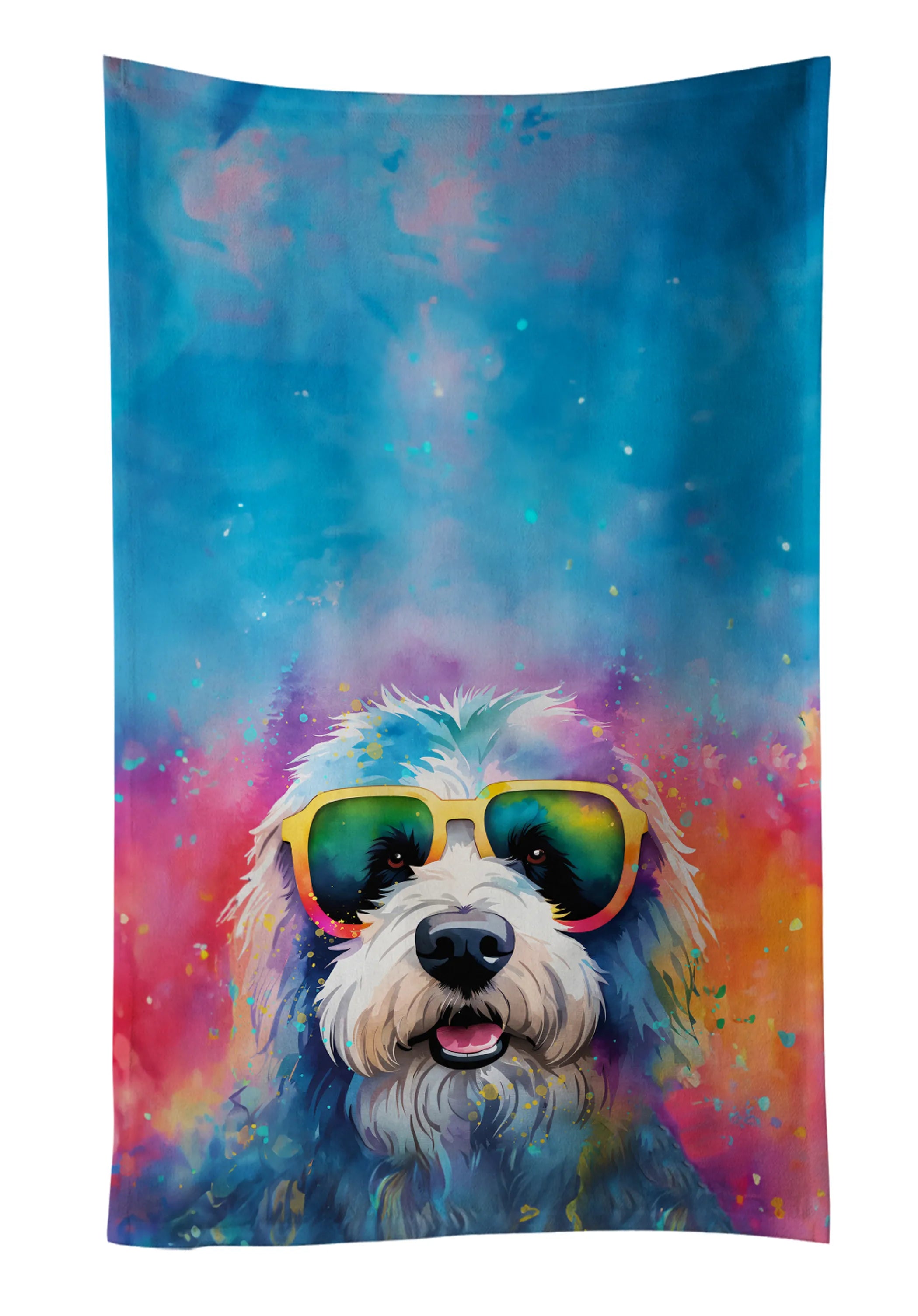 Hippie Dawg Kitchen Towel - Size: 25HX15W | Pack Of: 1 | Collection name: Hippie dawg