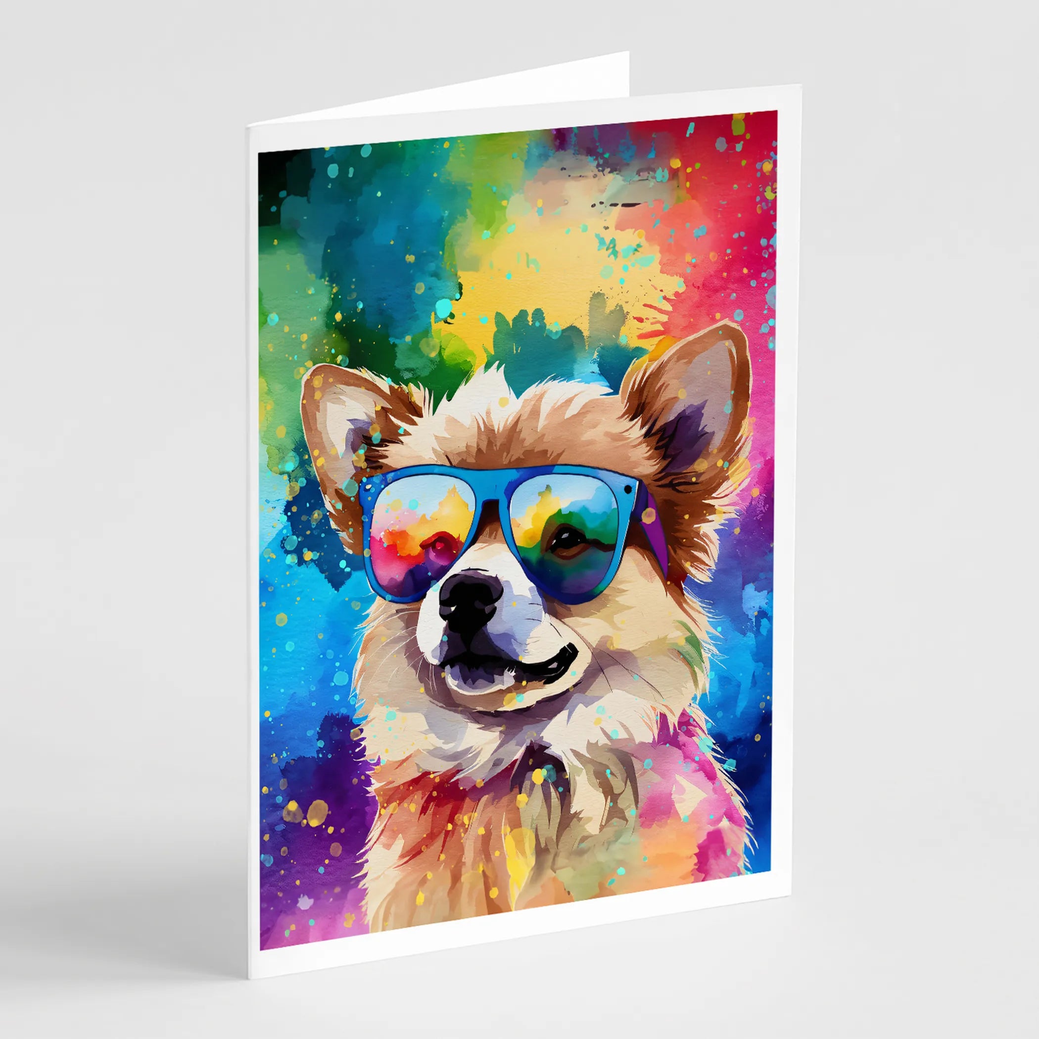 Hippie Dawg Greeting Cards  - Size: 5X7 | Pack Of: 1 | Collection name: Hippie dawg