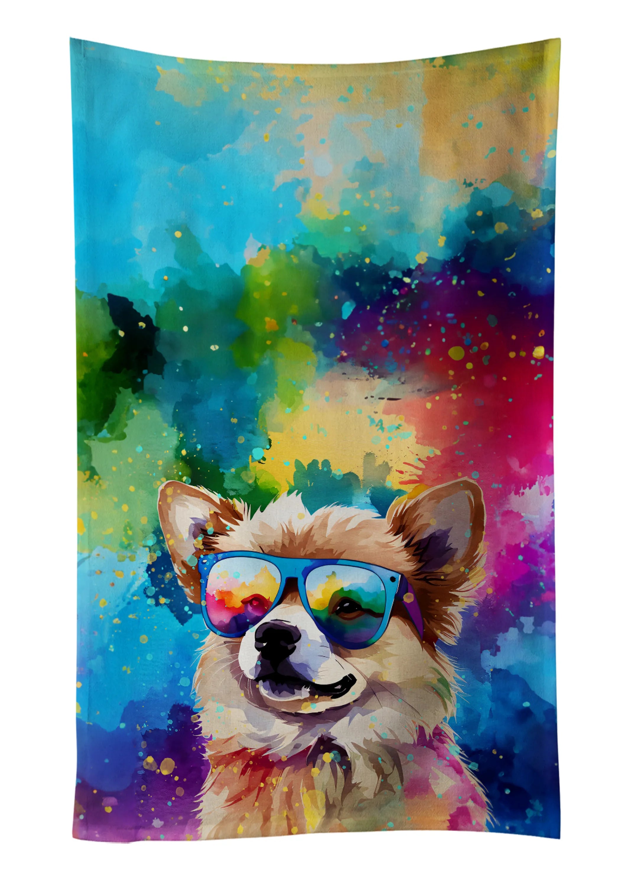 Hippie Dawg Kitchen Towel - Size: 25HX15W | Pack Of: 1 | Collection name: Hippie dawg