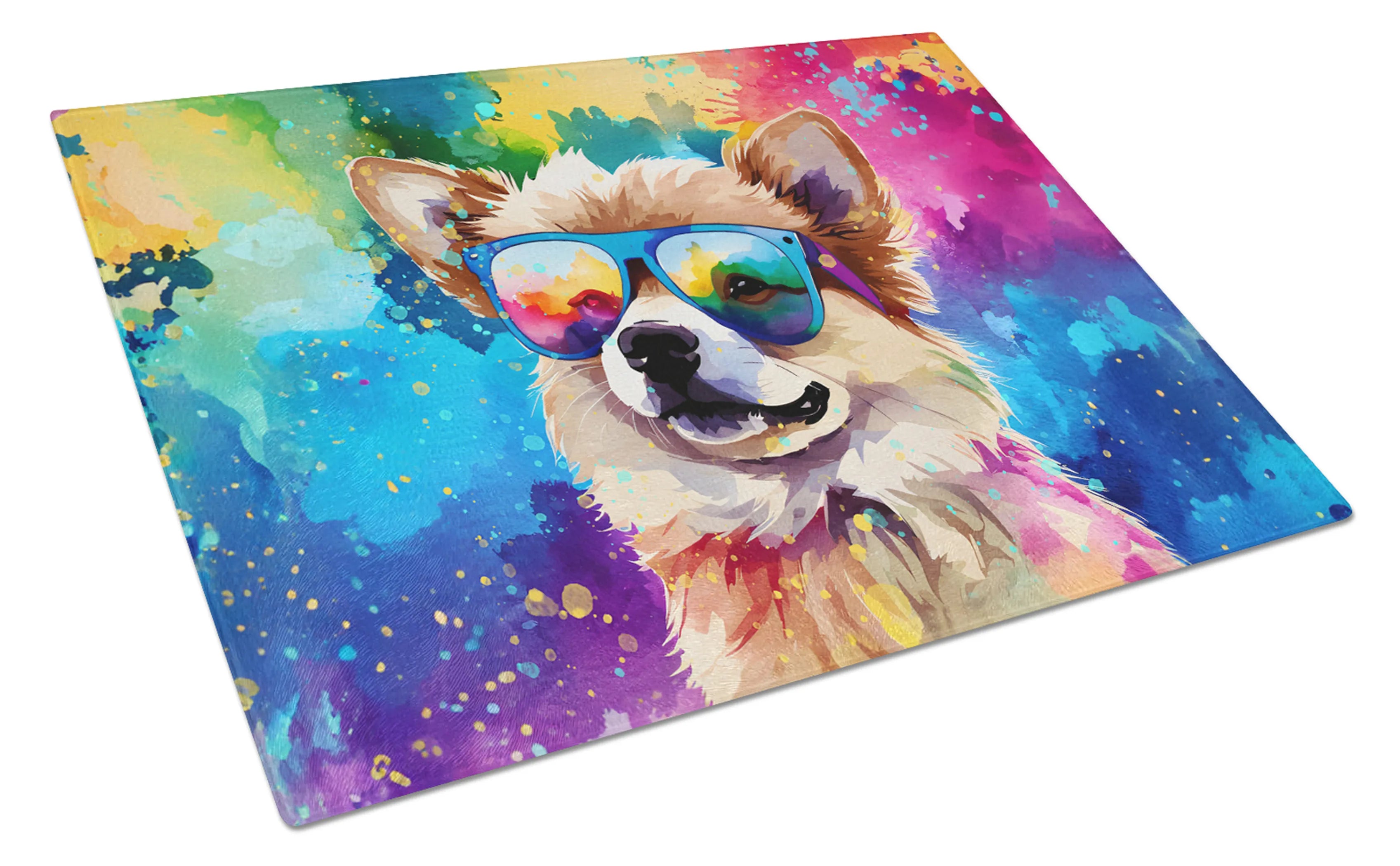 Hippie Dawg Glass Cutting Board - Size: LARGE | Pack Of: 1 | Collection name: Hippie dawg