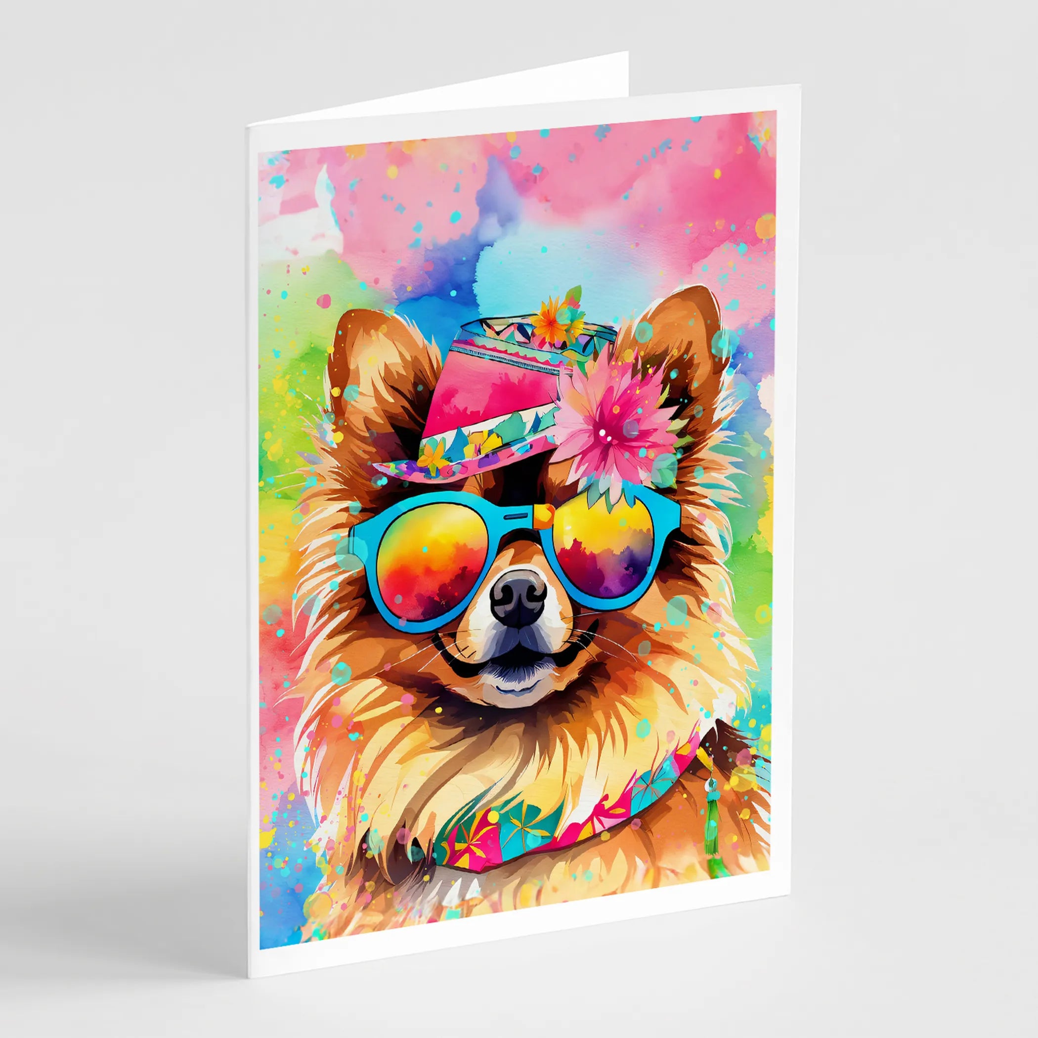 Hippie Dawg Greeting Cards  - Size: 5X7 | Pack Of: 1 | Collection name: Hippie dawg