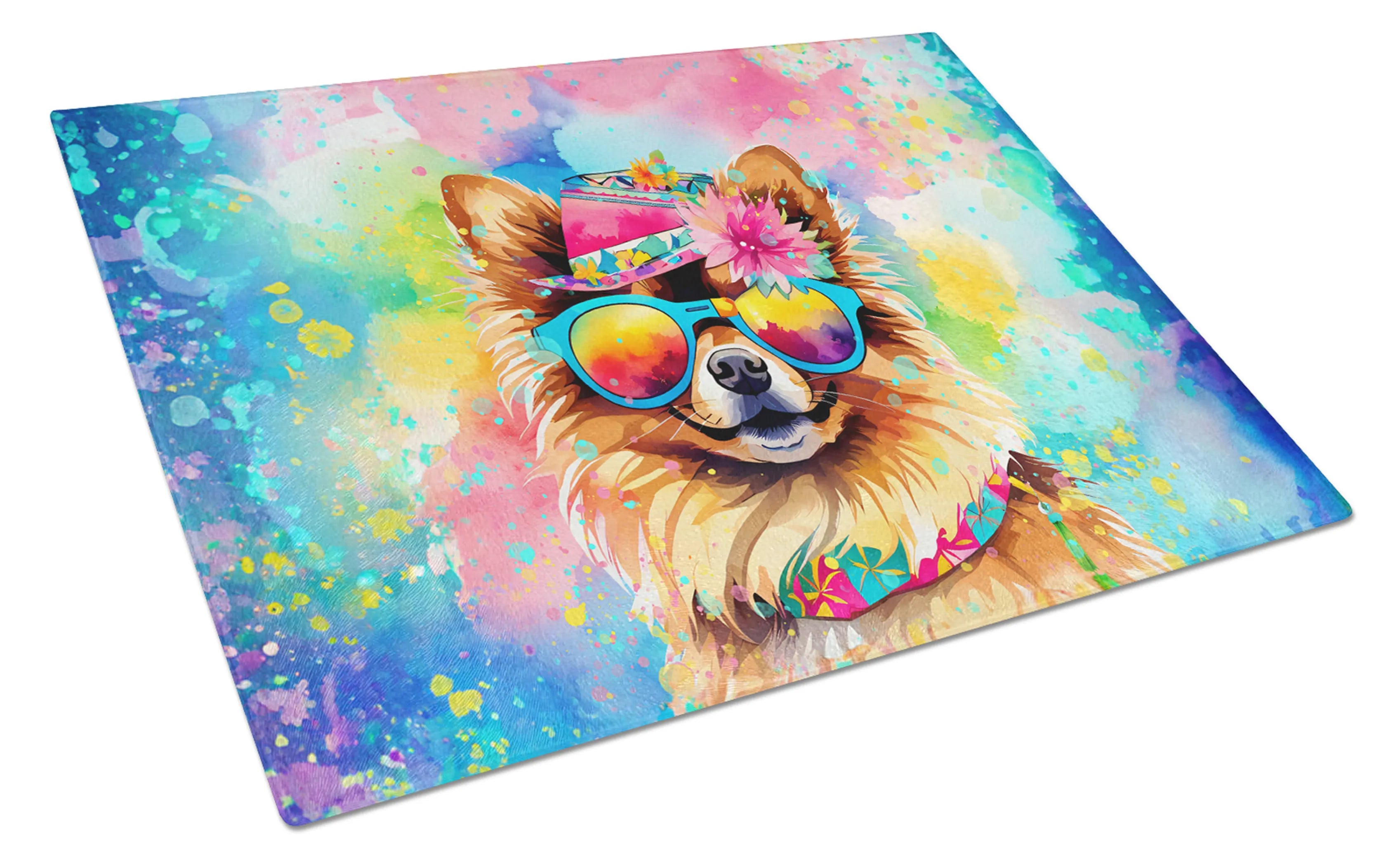 Hippie Dawg Glass Cutting Board - Size: LARGE | Pack Of: 1 | Collection name: Hippie dawg