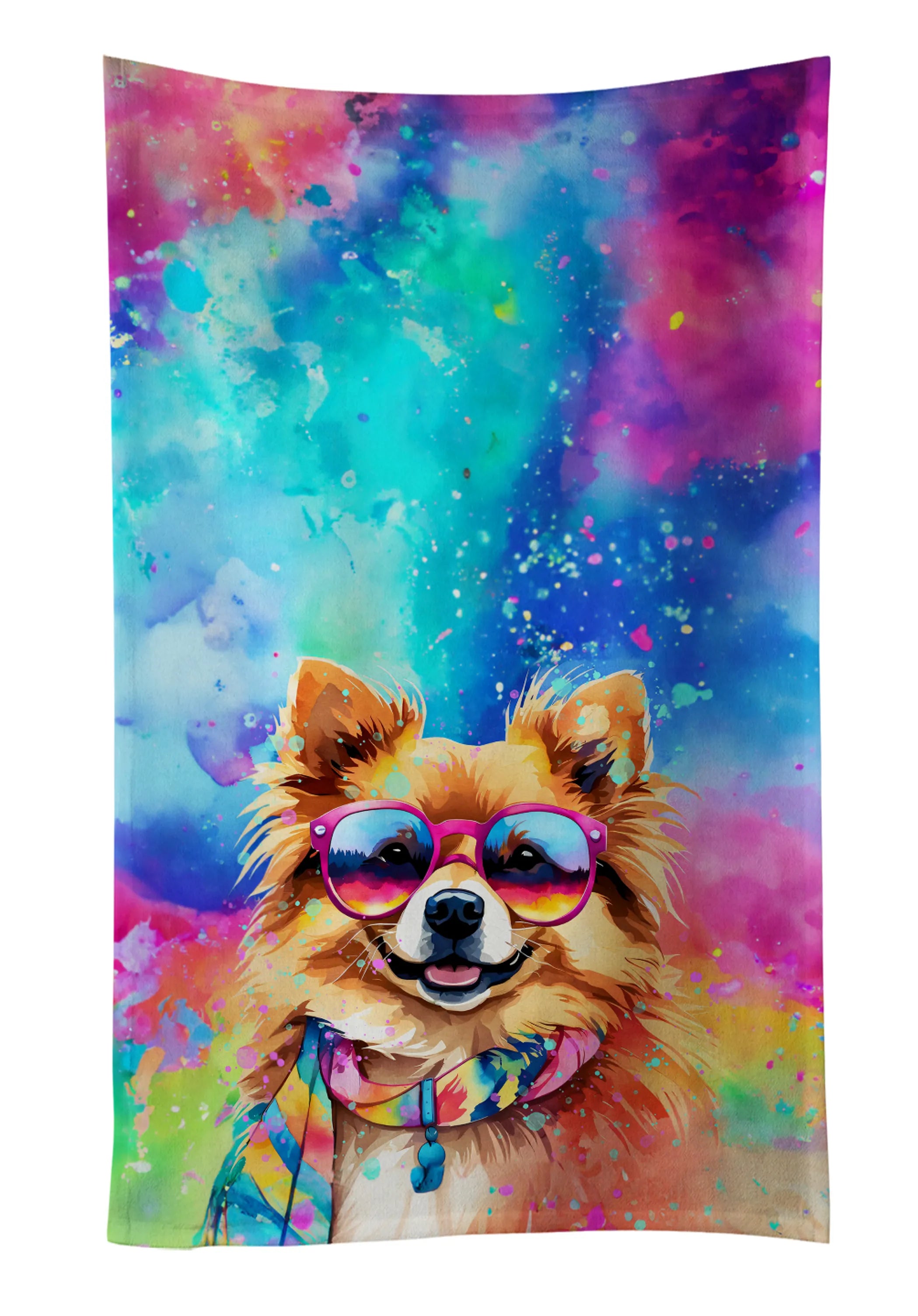Hippie Dawg Kitchen Towel - Size: 25HX15W | Pack Of: 1 | Collection name: Hippie dawg