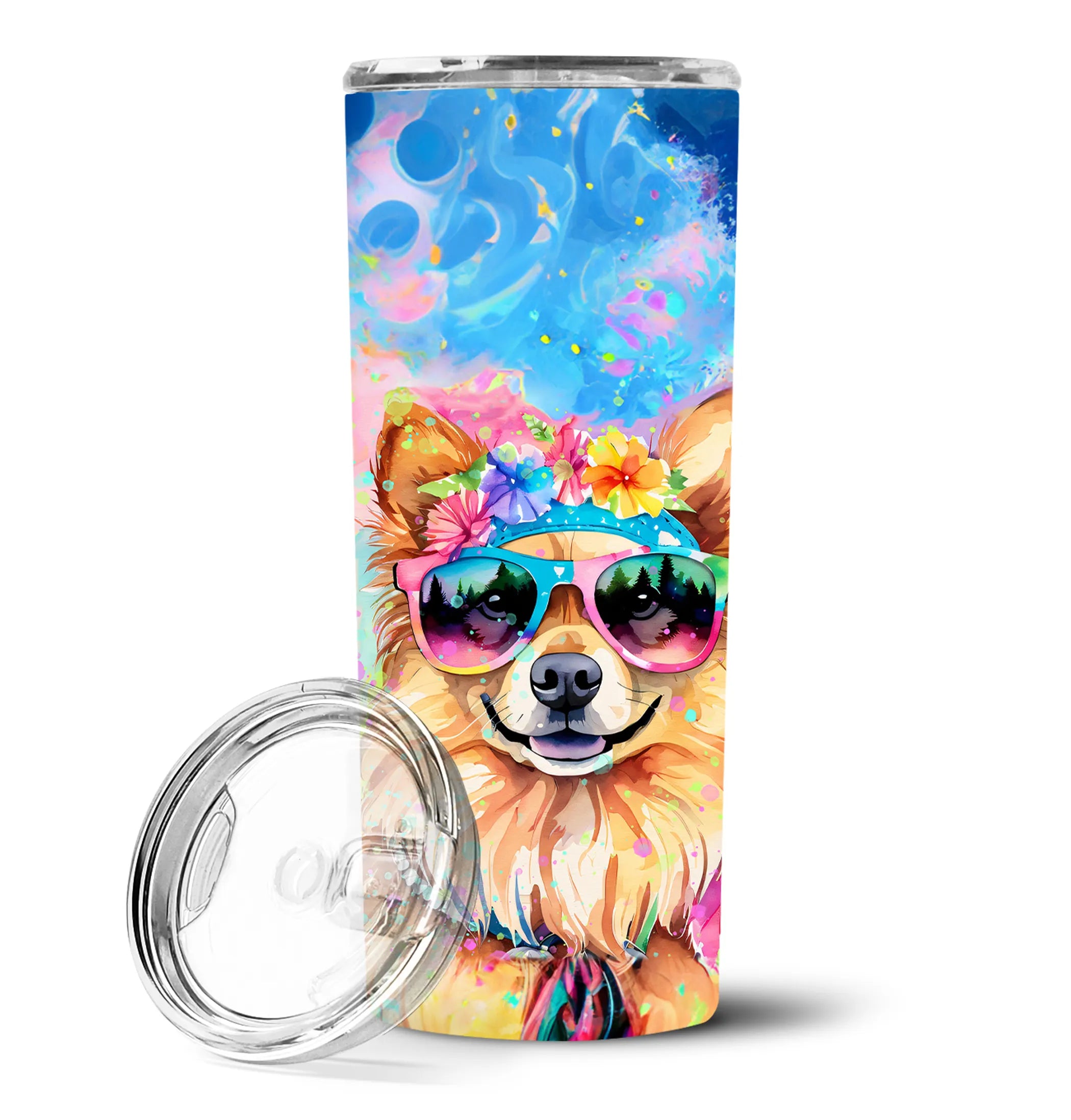 Hippie Dawg Stainless Steel Skinny Tumbler - Size: 20 OZ | Pack Of: 1 | Collection name: Hippie dawg