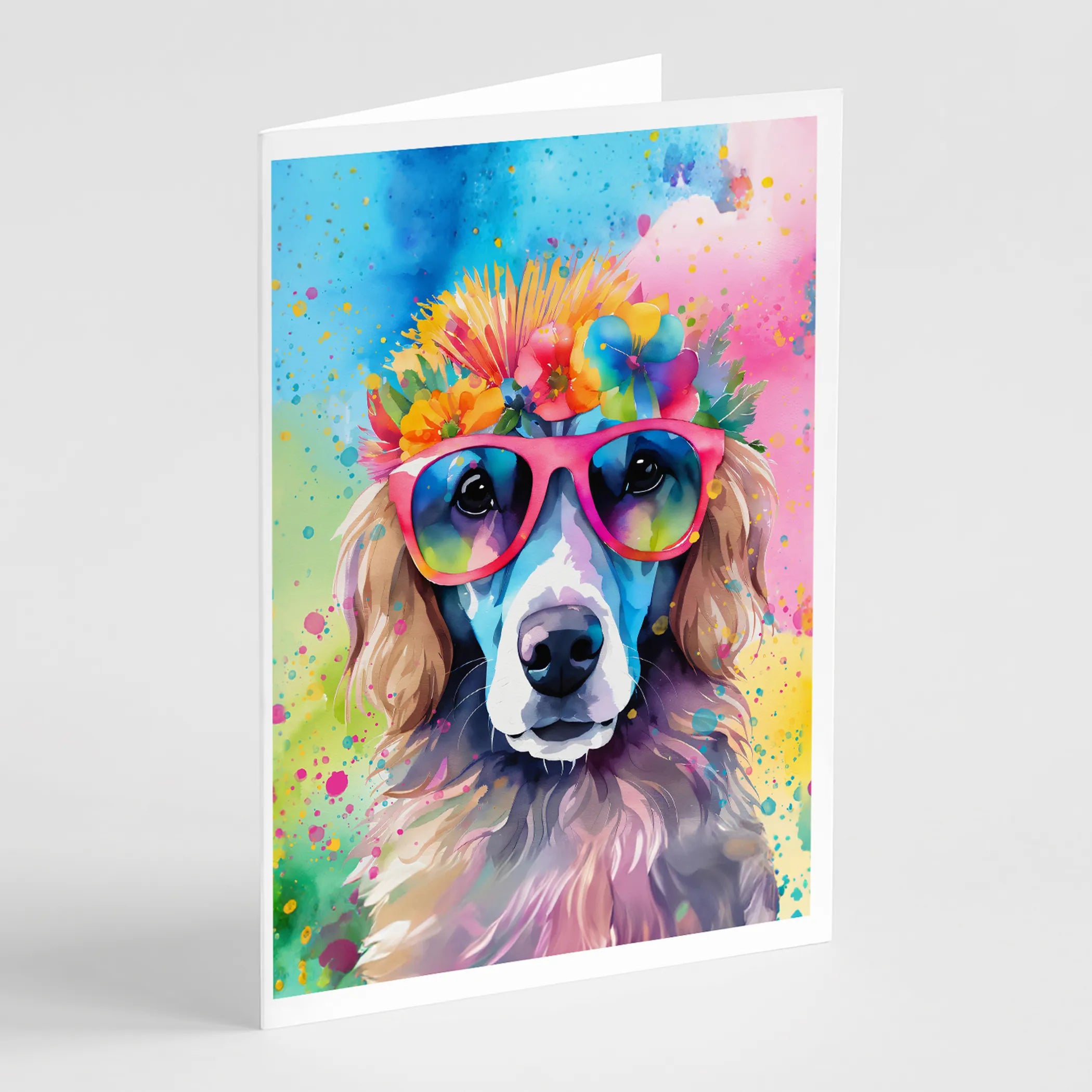 Hippie Dawg Greeting Cards  - Size: 5X7 | Pack Of: 1 | Collection name: Hippie dawg