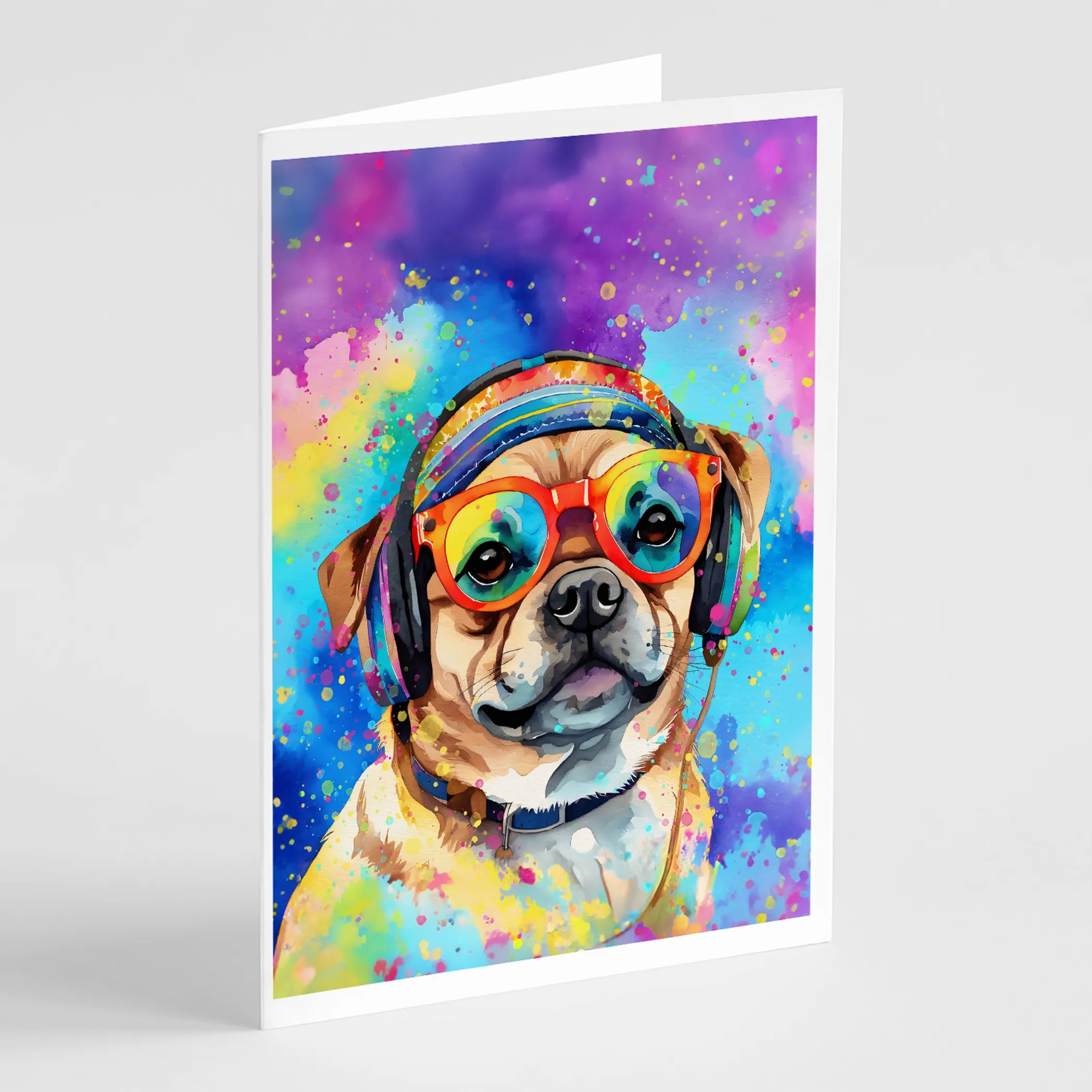 Hippie Dawg Greeting Cards  - Size: 5X7 | Pack Of: 1 | Collection name: Hippie dawg