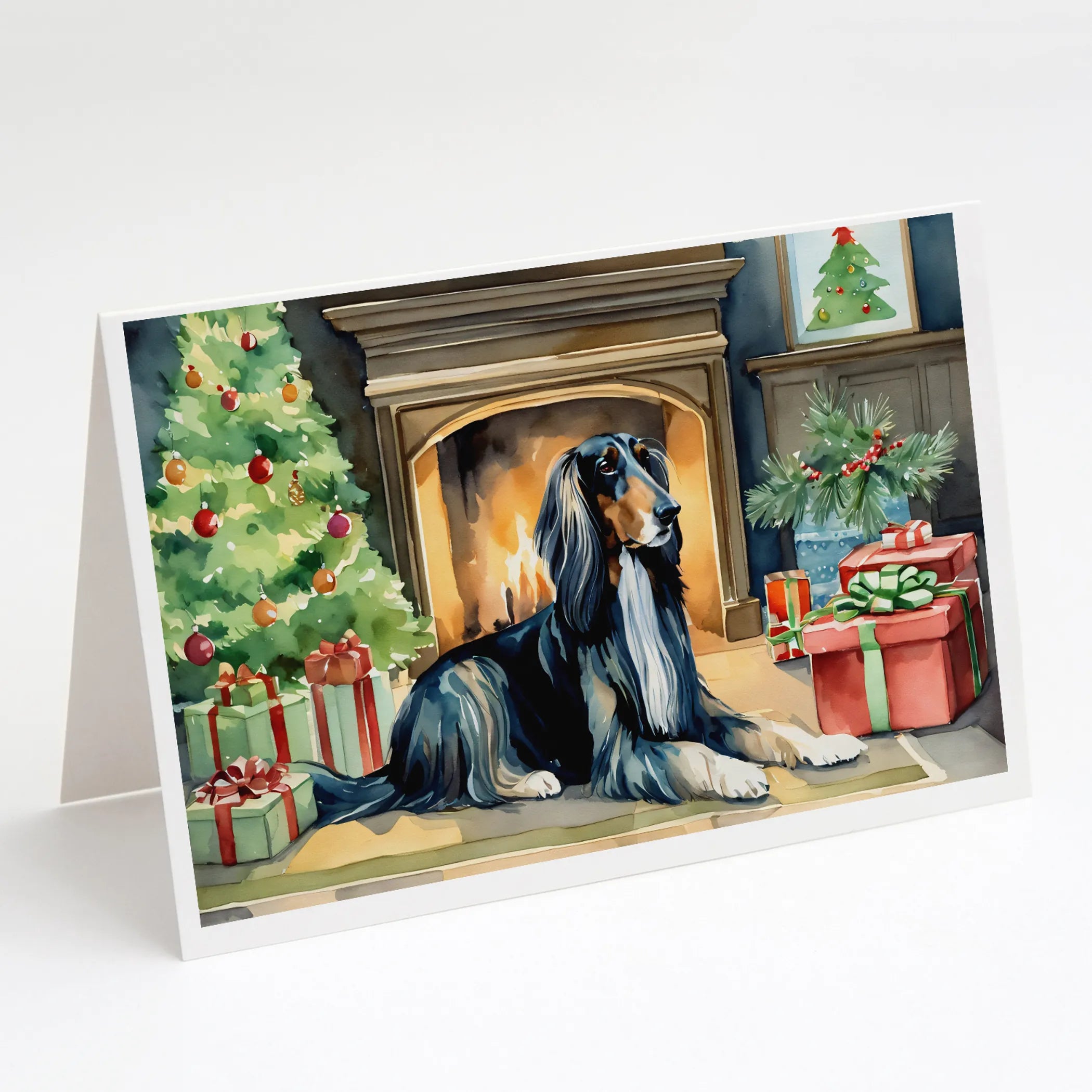 Cozy Christmas Greeting Cards  - Size: 5X7 | Pack Of: 8 | Collection name: Cozy christmas