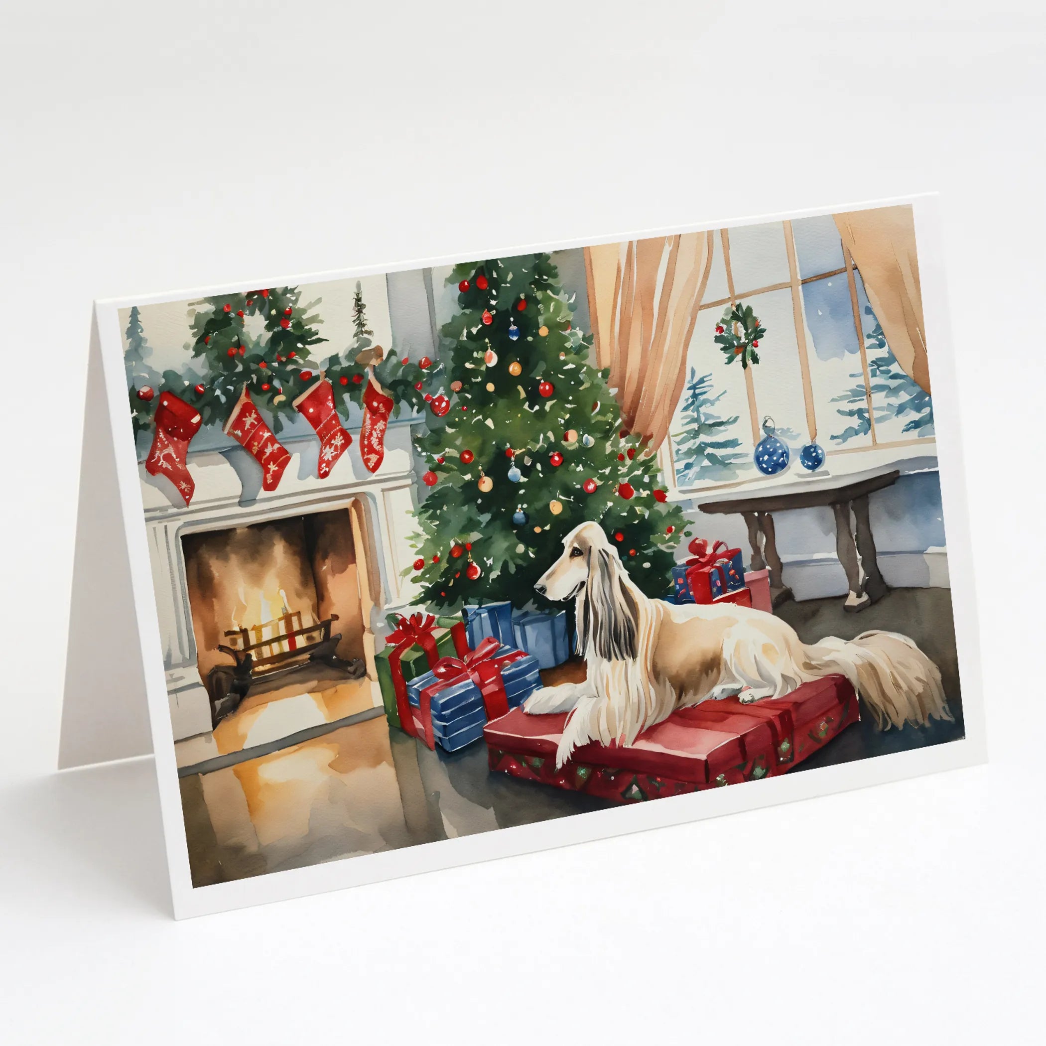Cozy Christmas Greeting Cards  - Size: 5X7 | Pack Of: 8 | Collection name: Cozy christmas