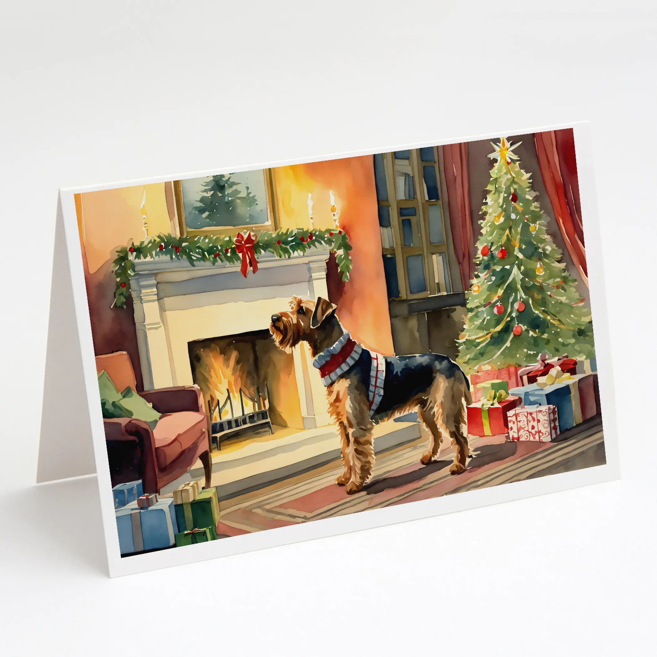 Cozy Christmas Greeting Cards  - Size: 5X7 | Pack Of: 8 | Collection name: Cozy christmas