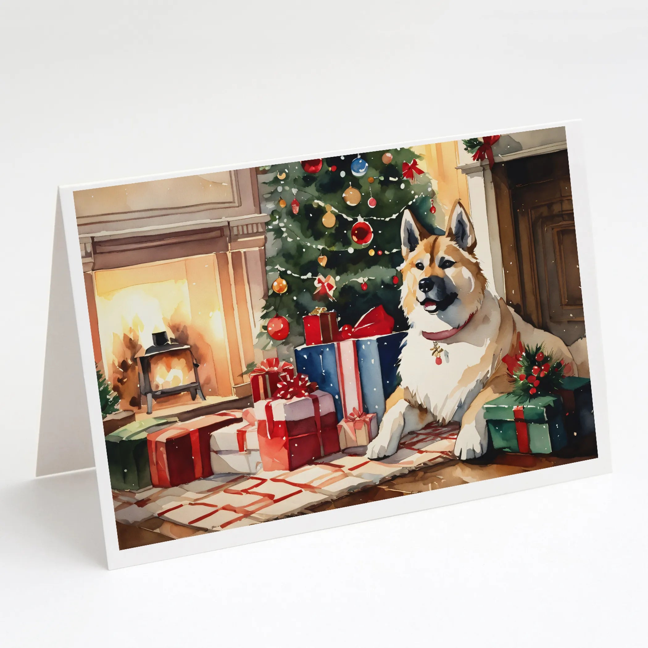 Cozy Christmas Greeting Cards  - Size: 5X7 | Pack Of: 8 | Collection name: Cozy christmas