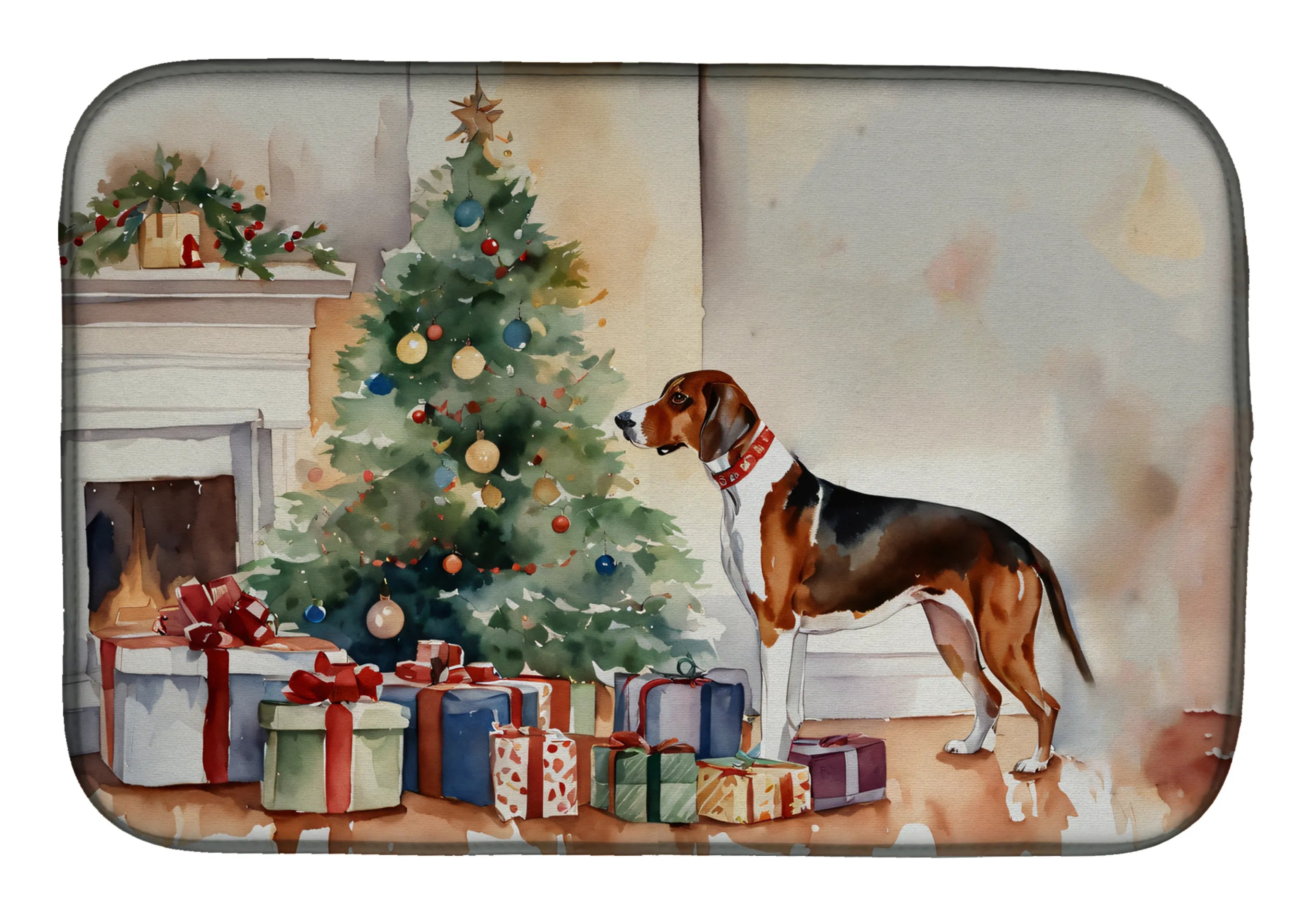 Cozy Christmas Dish Drying Mat - Size: 14  X 21" | Pack Of: 1 | Collection name: Cozy christmas