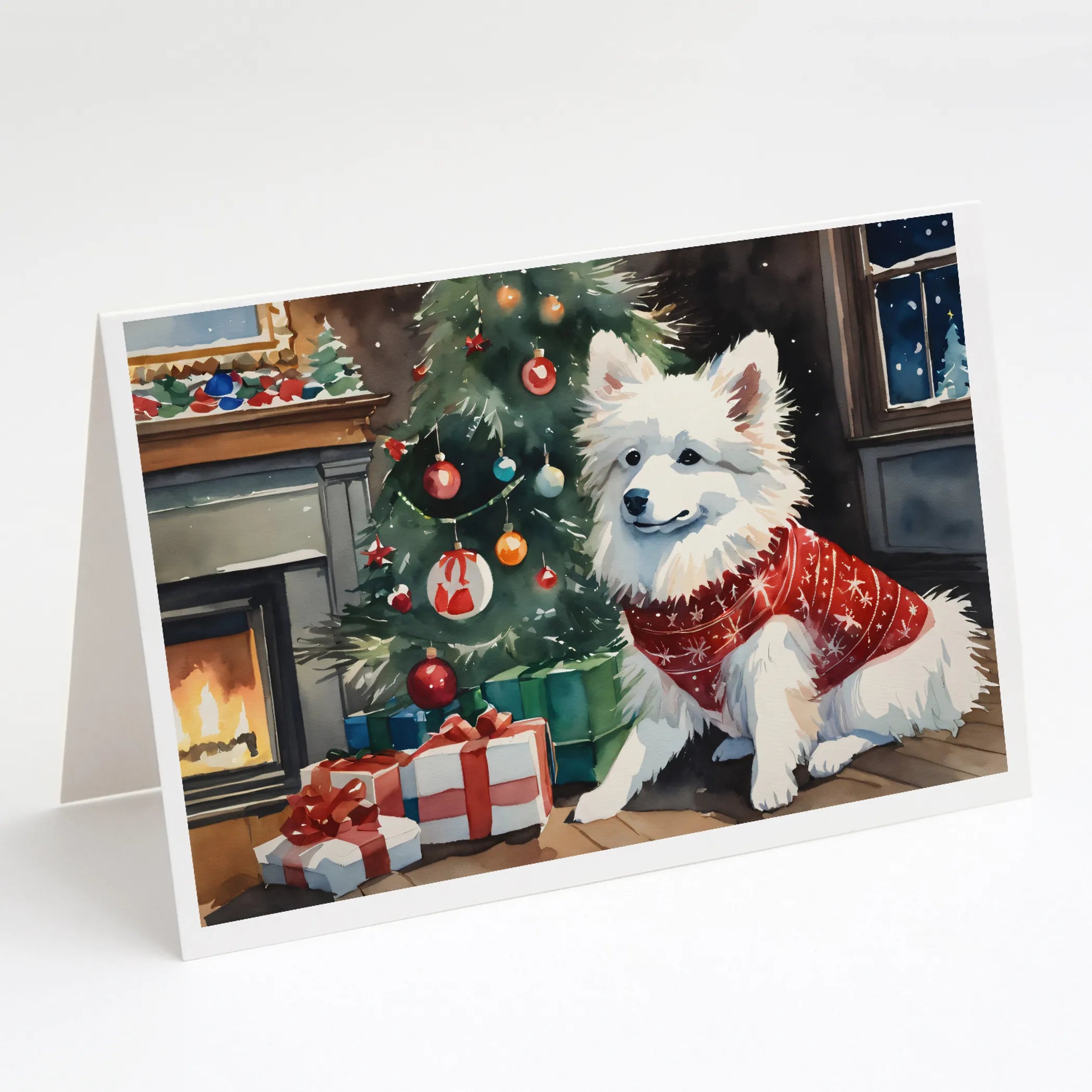 Cozy Christmas Greeting Cards  - Size: 5X7 | Pack Of: 8 | Collection name: Cozy christmas