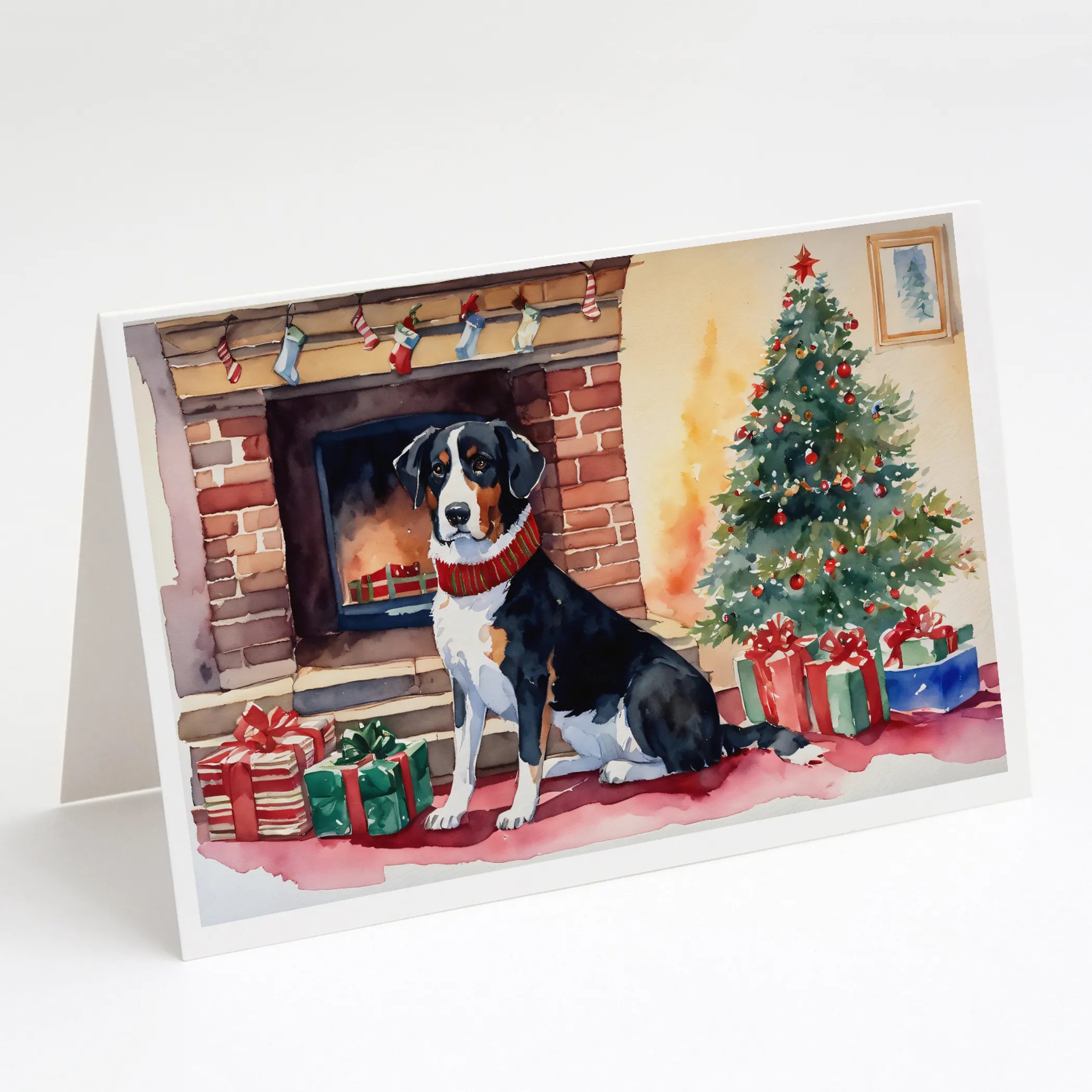 Cozy Christmas Greeting Cards  - Size: 5X7 | Pack Of: 8 | Collection name: Cozy christmas