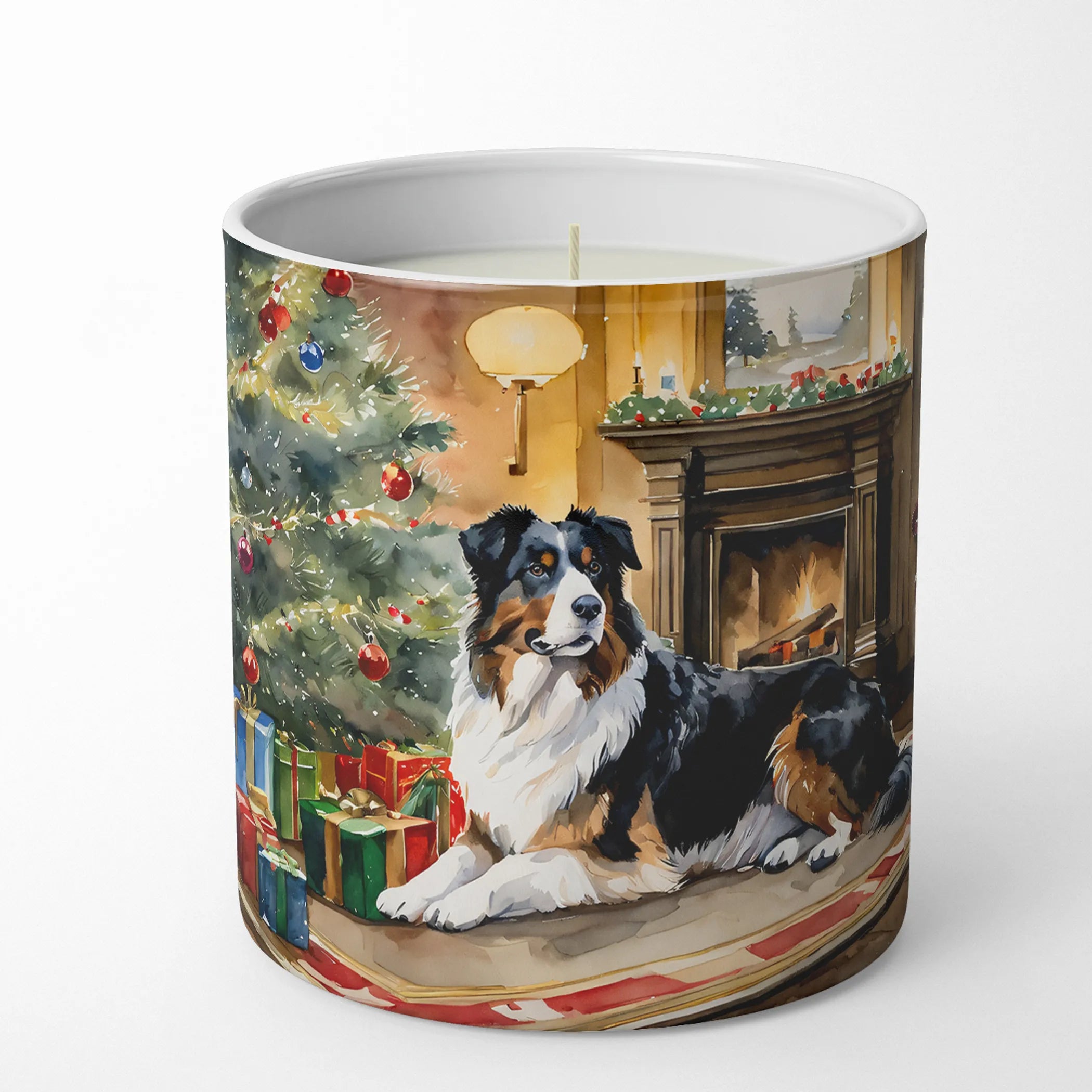 Cozy Christmas Decorative Soy Candle - Size: 10 OZ | Pack Of: 1 | Collection name: Cozy christmas